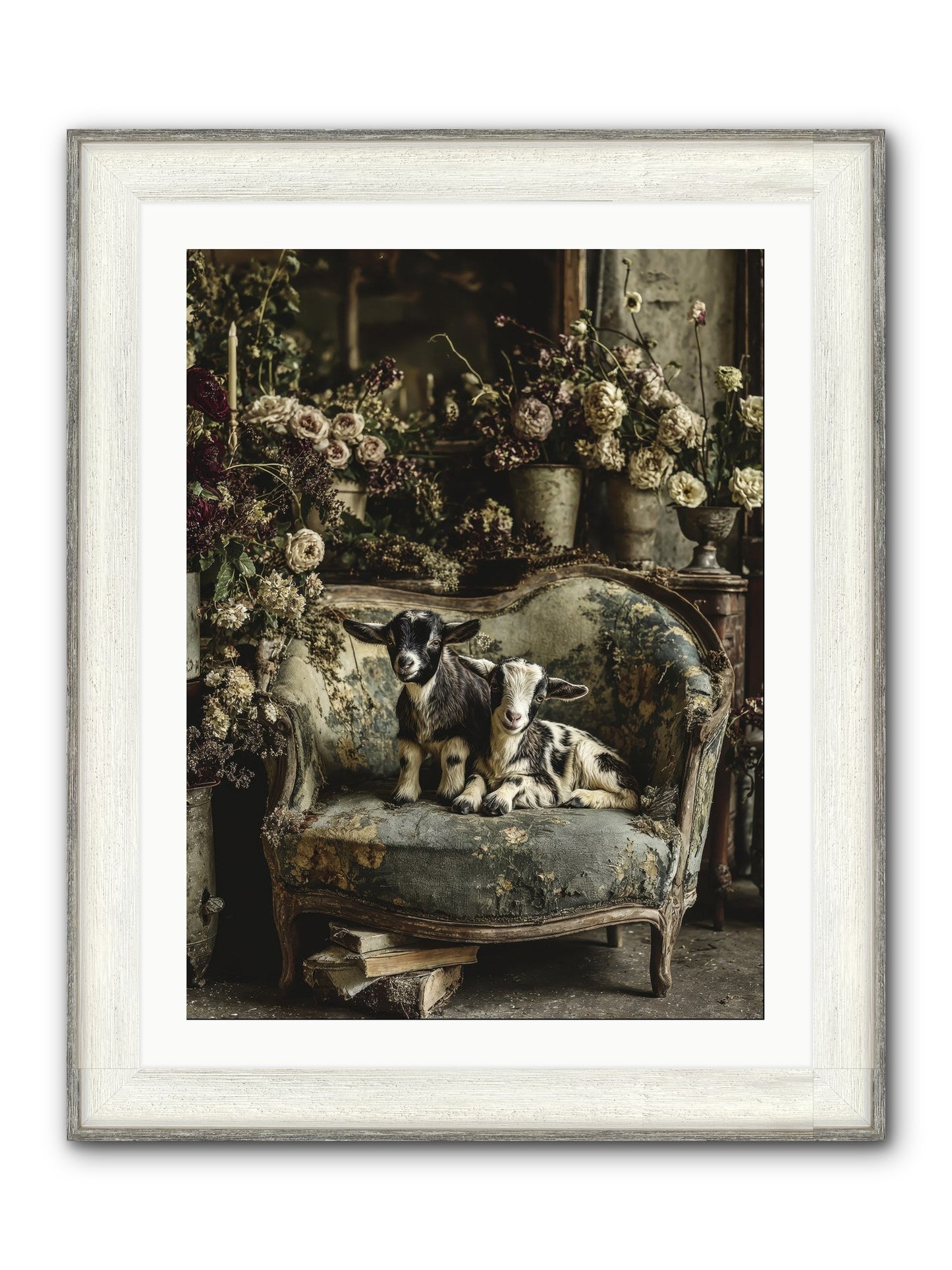 Pixie Dust Framed Print - Driftwood White 24x32