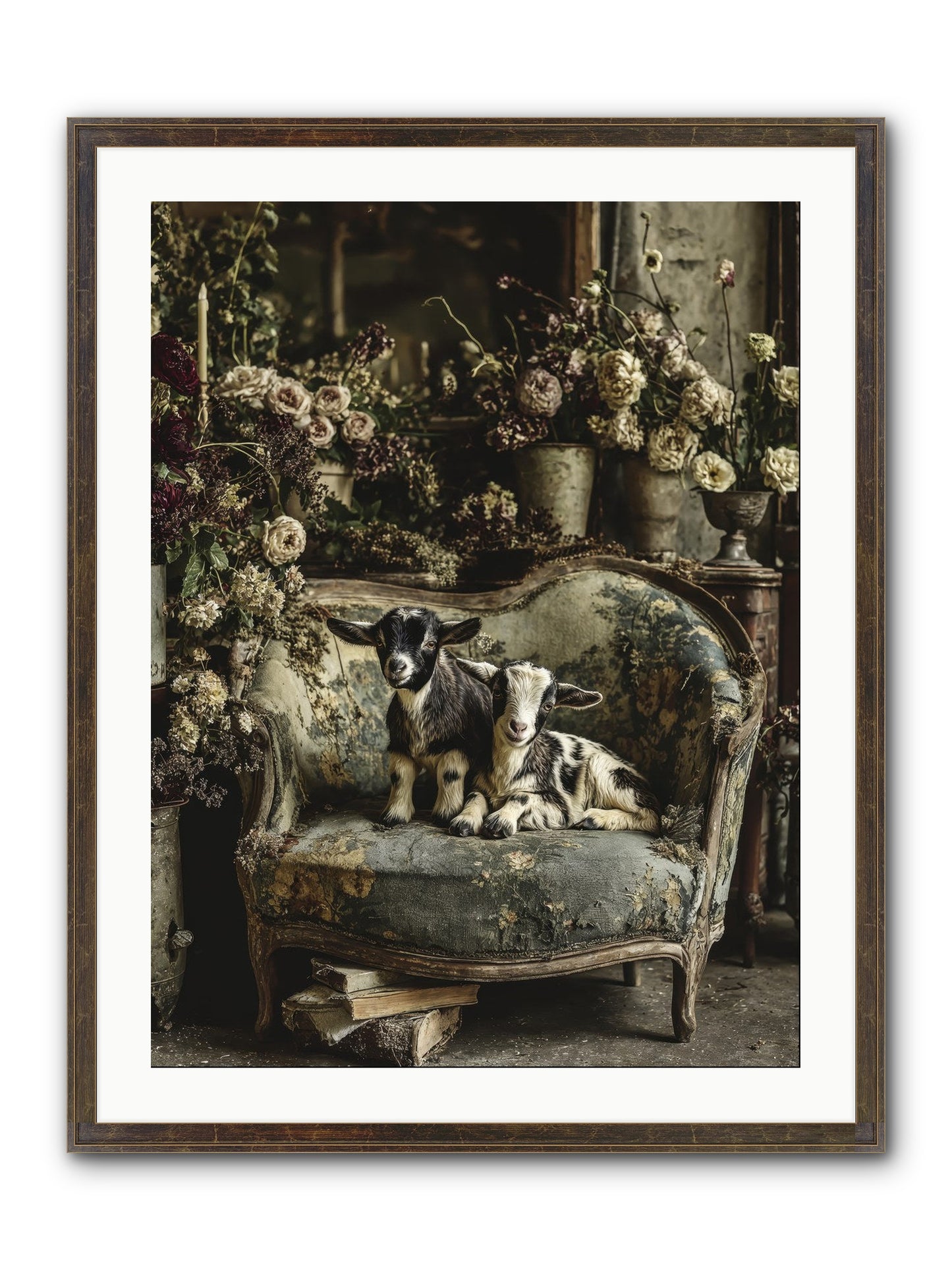 Pixie Dust Framed Print - Slimwoods Black/Gold 24x32