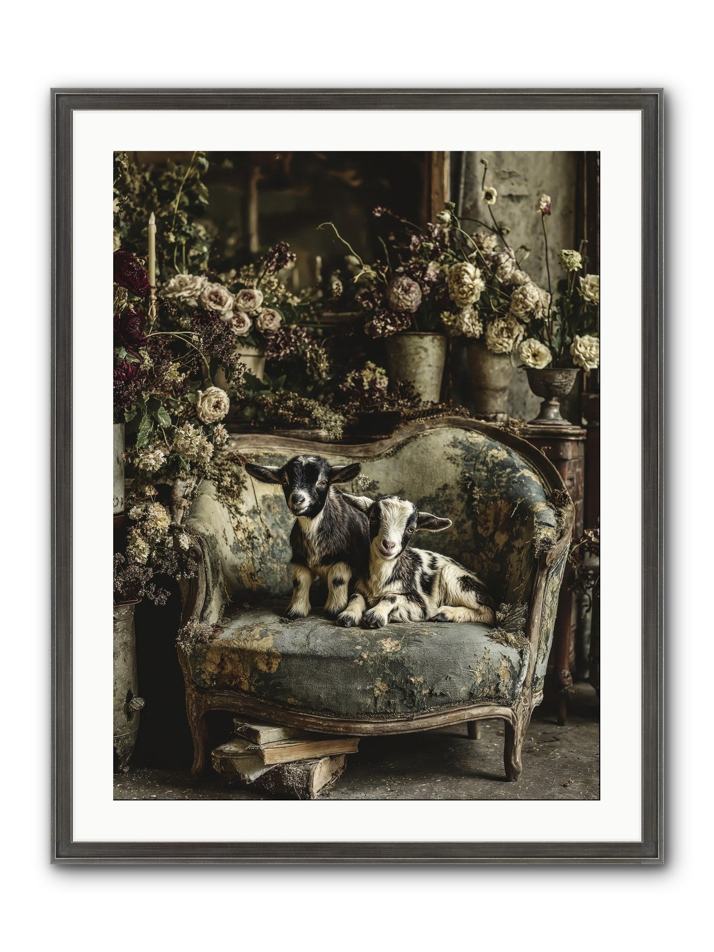 Pixie Dust Framed Print - Slimwoods Black/Silver 24x32