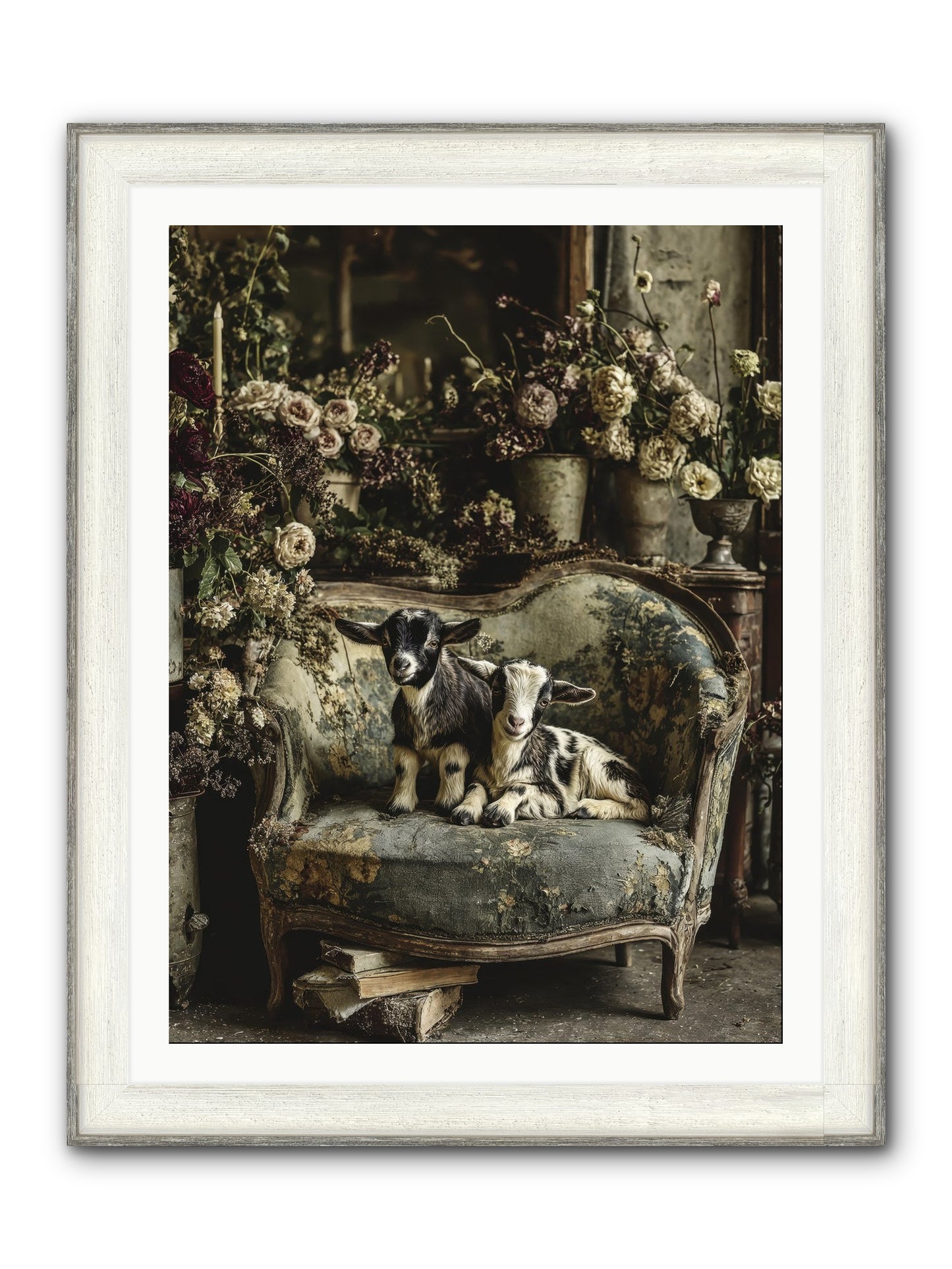 Pixie Dust Framed Print - Driftwood White 30x40