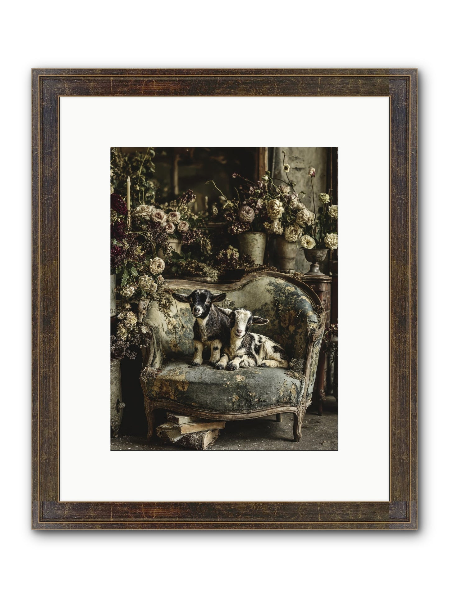 Pixie Dust Framed Print - Slimwoods Black/Gold 9x12