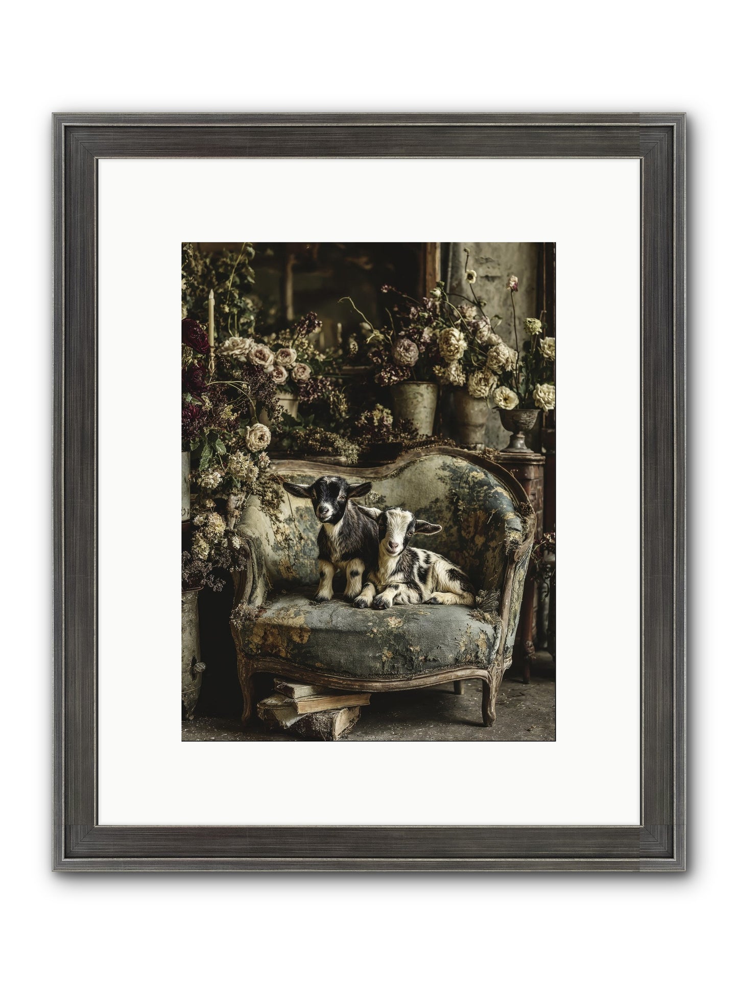 Pixie Dust Framed Print - Slimwoods Black/Silver 9x12