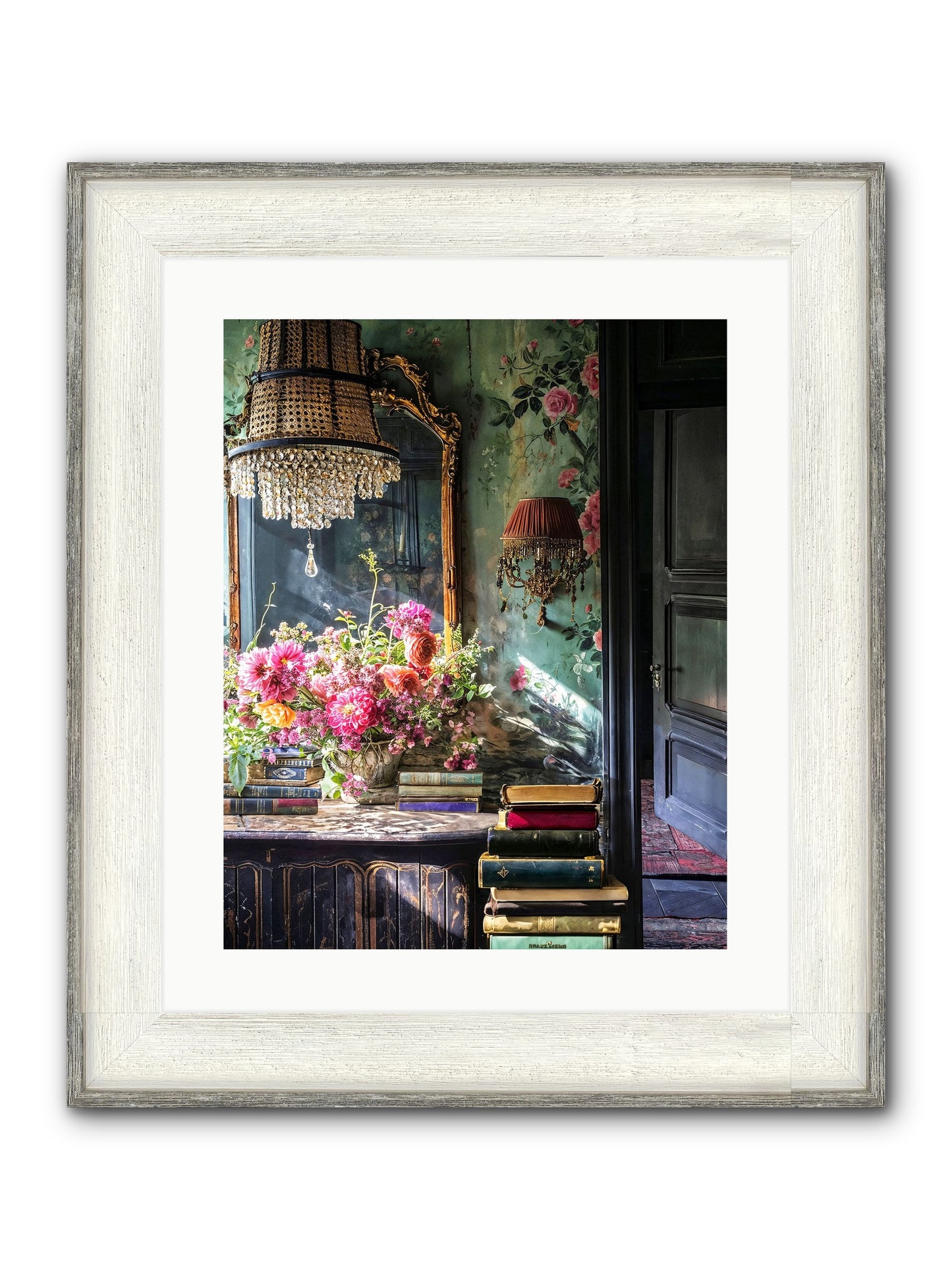 Pleasantly Surprised Framed Print - Driftwood White 16x20