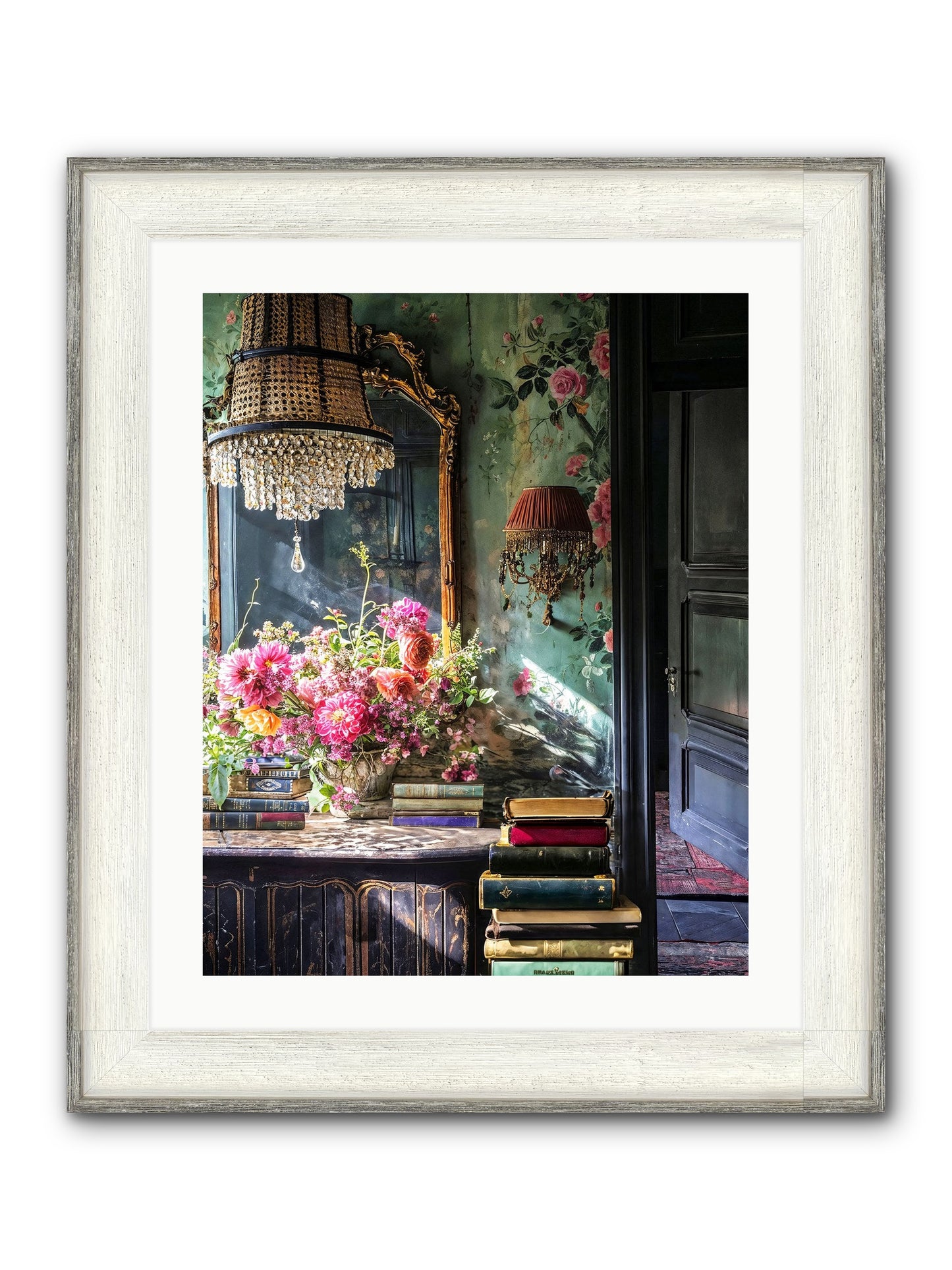 Pleasantly Surprised Framed Print - Driftwood White 20x25