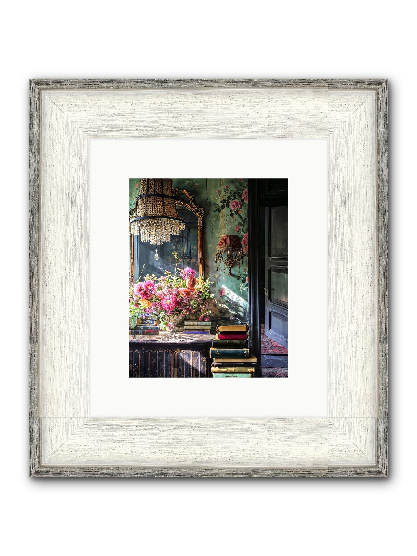 Pleasantly Surprised Framed Print - Driftwood White 8x10