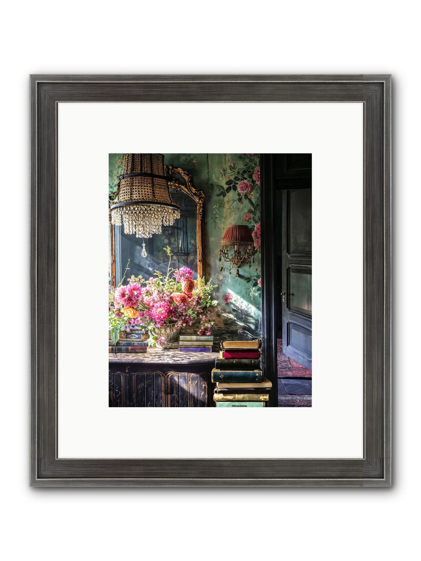 Pleasantly Surprised Framed Print - Slimwoods Black/Silver 8x10