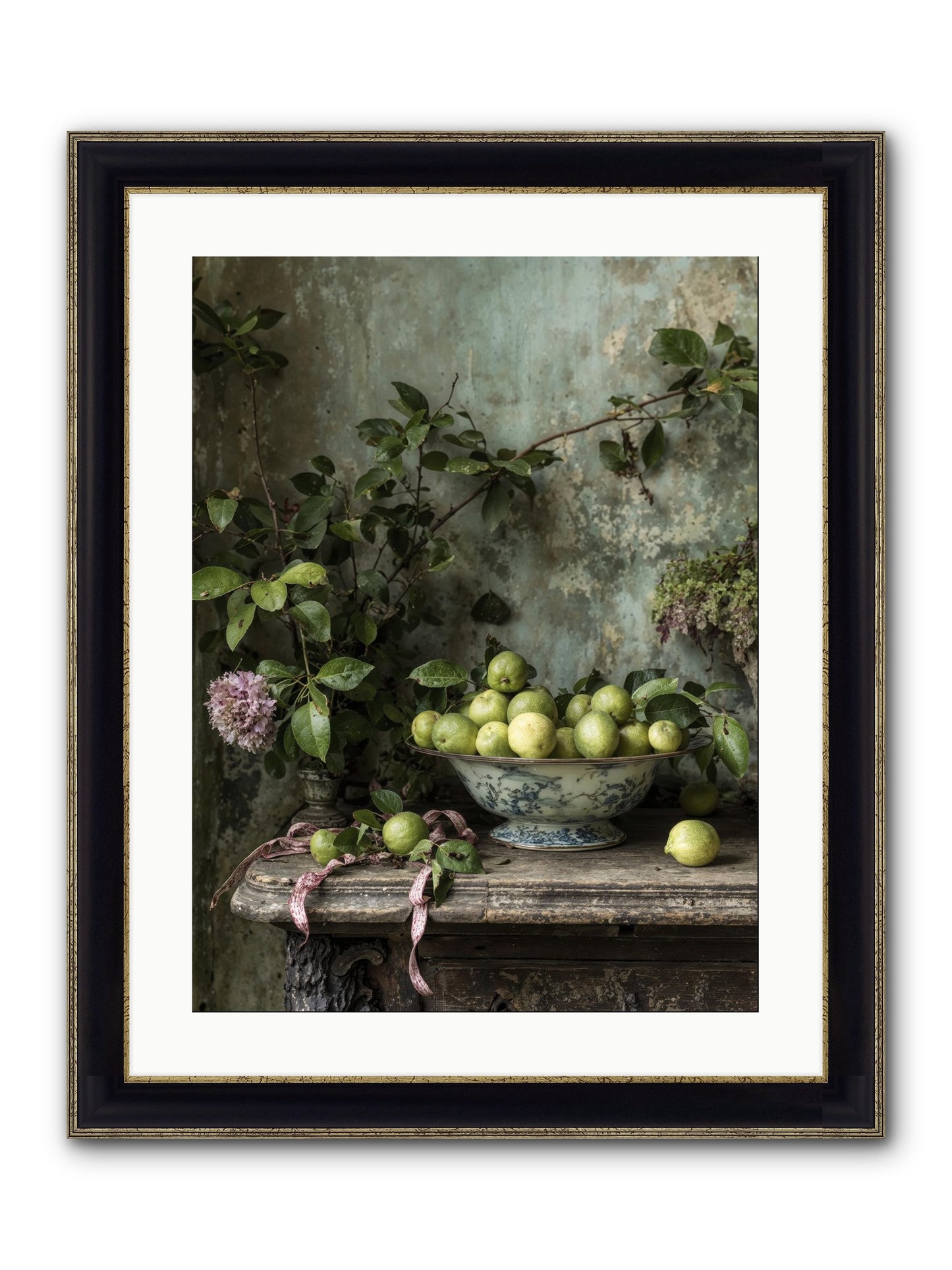 Plein Air Framed Print - Black & Gold 18x24