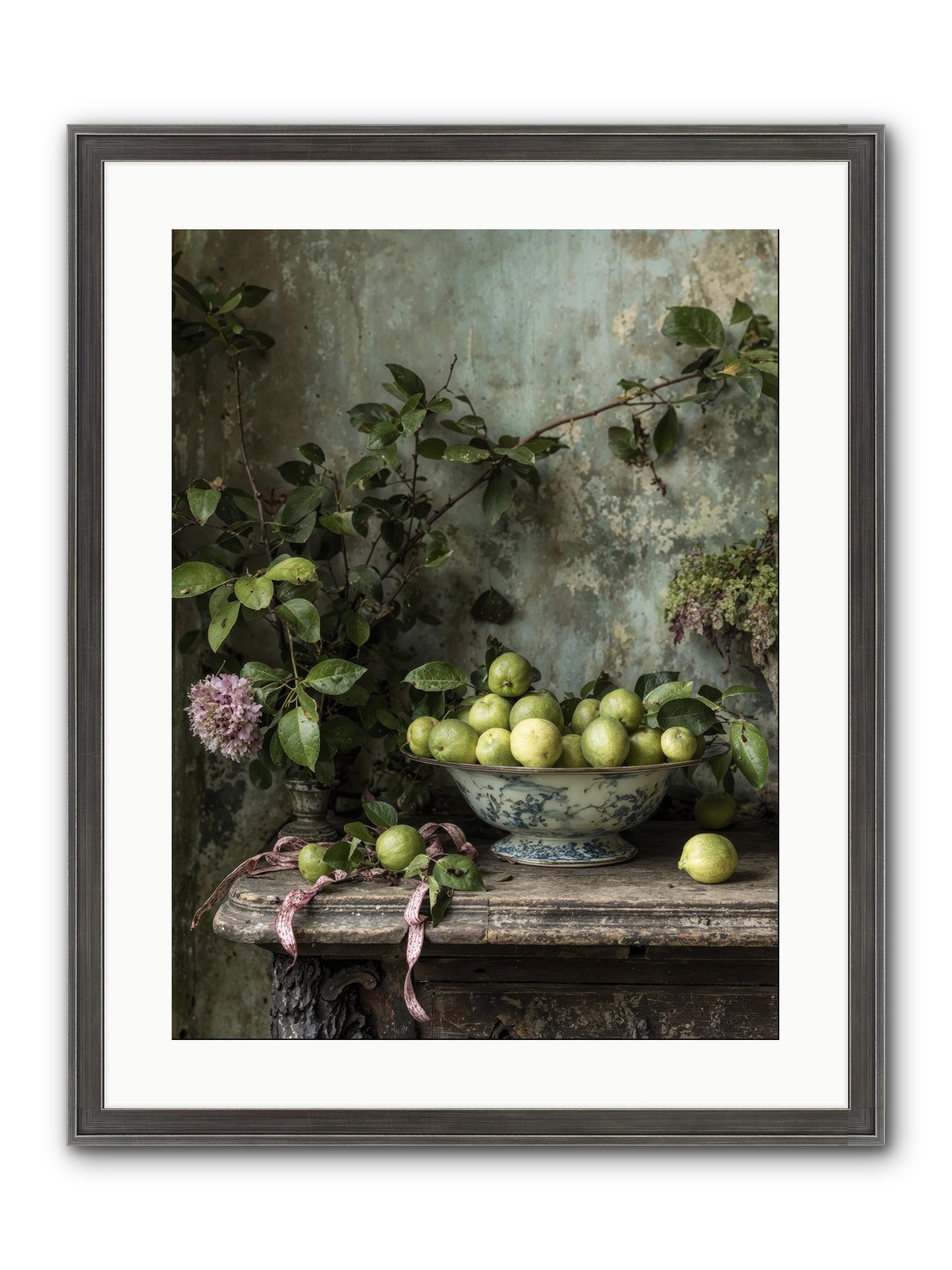 Plein Air Framed Print - Slimwoods Black/Silver 18x24