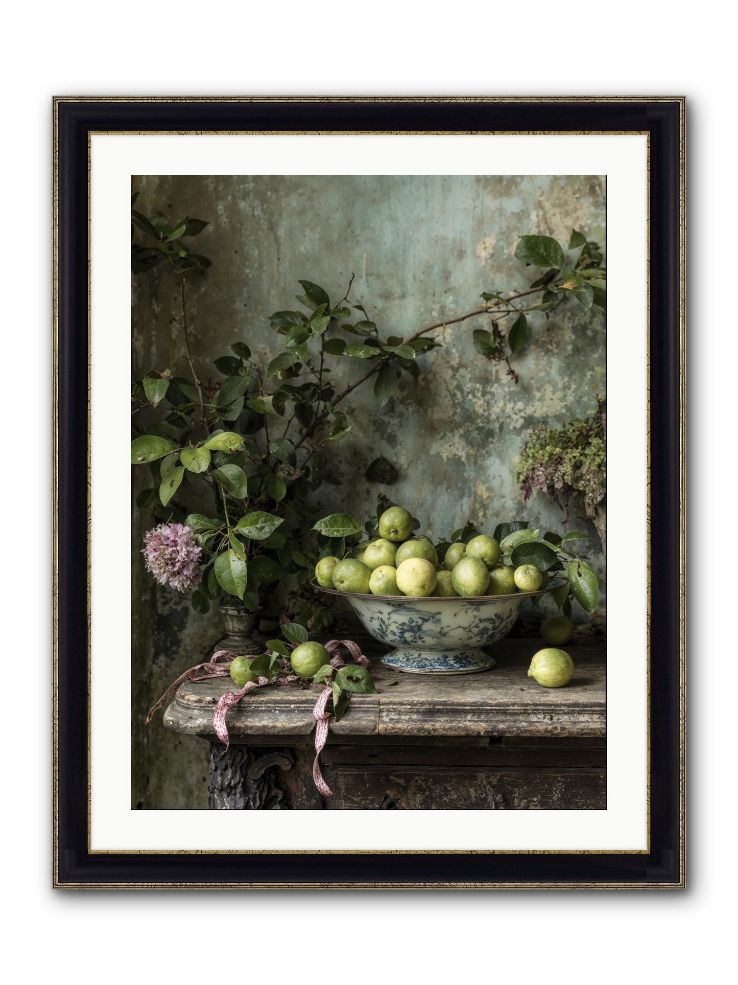 Plein Air Framed Print - Black & Gold 24x32