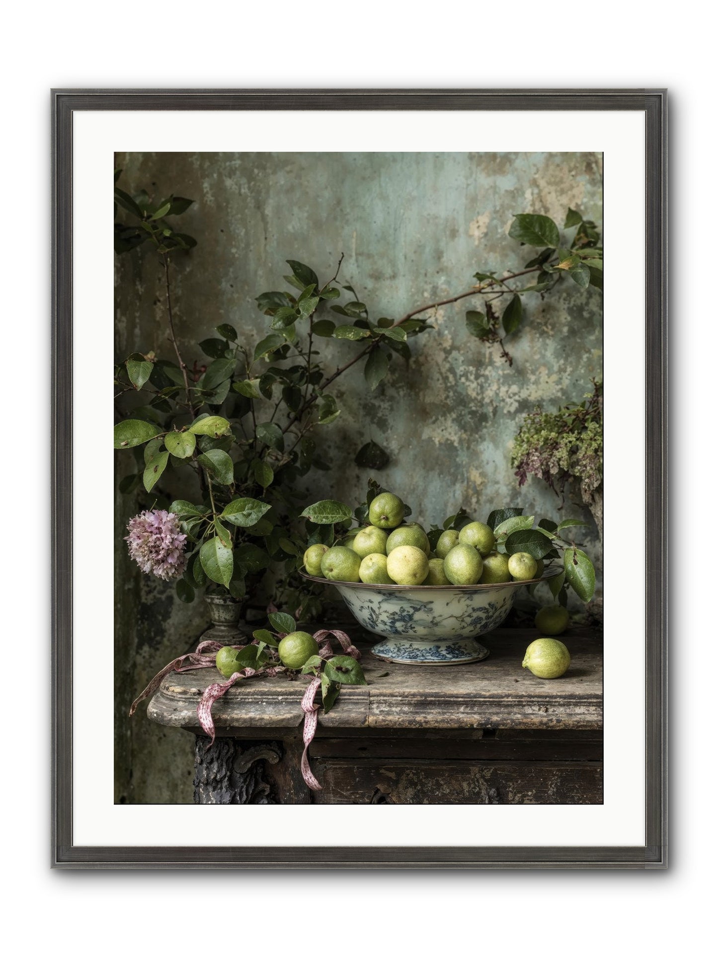 Plein Air Framed Print - Slimwoods Black/Silver 24x32
