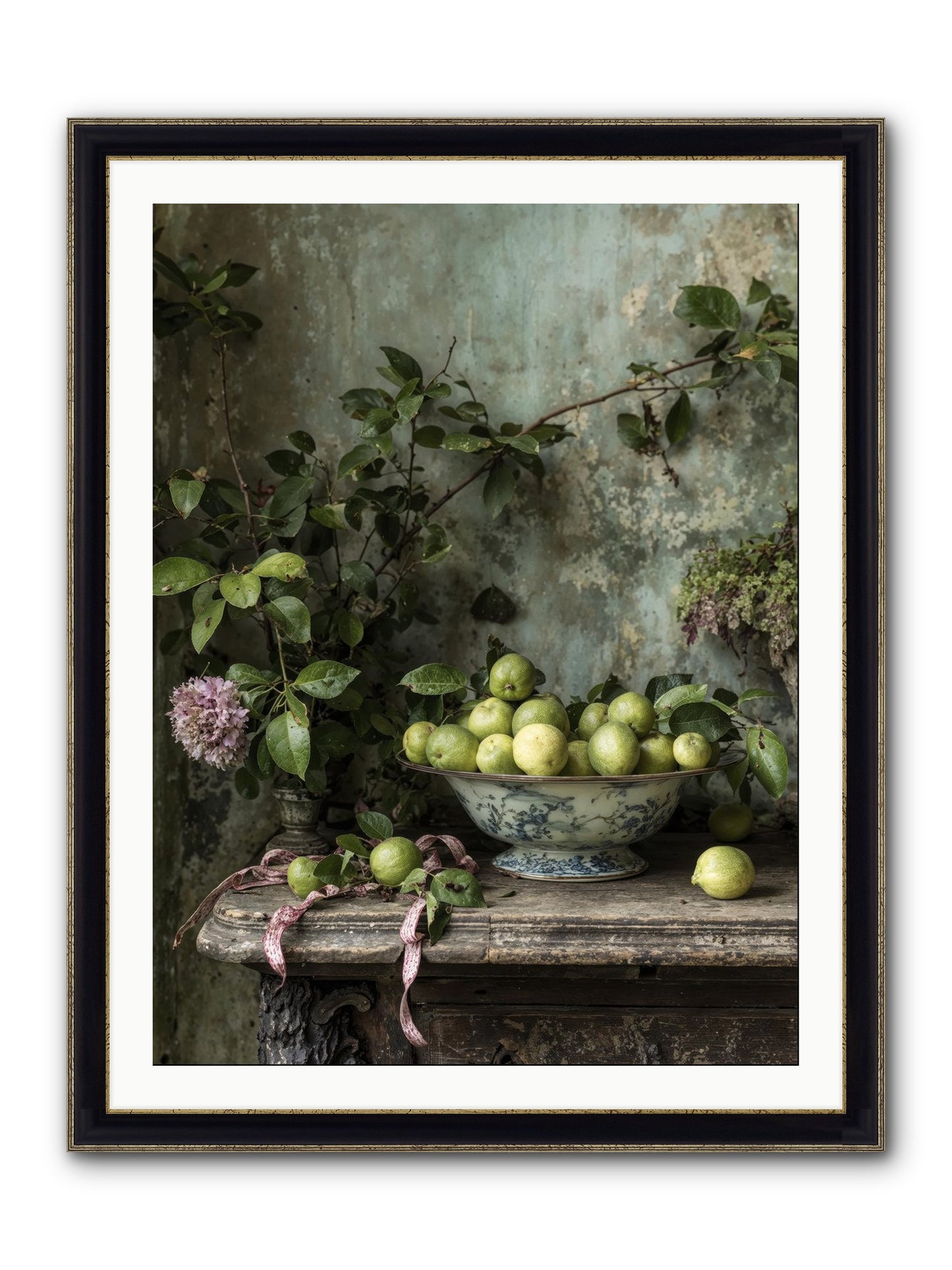 Plein Air Framed Print - Black & Gold 30x40