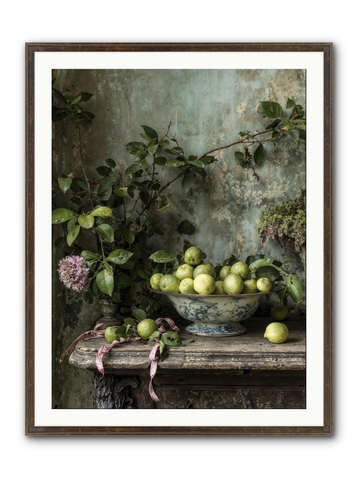 Plein Air Framed Print - Slimwoods Black/Gold 30x40