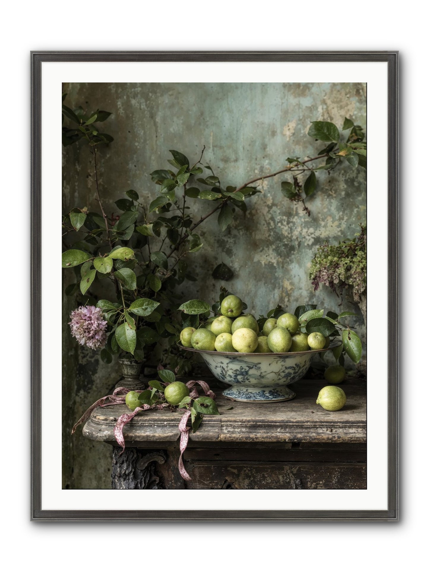 Plein Air Framed Print - Slimwoods Black/Silver 30x40
