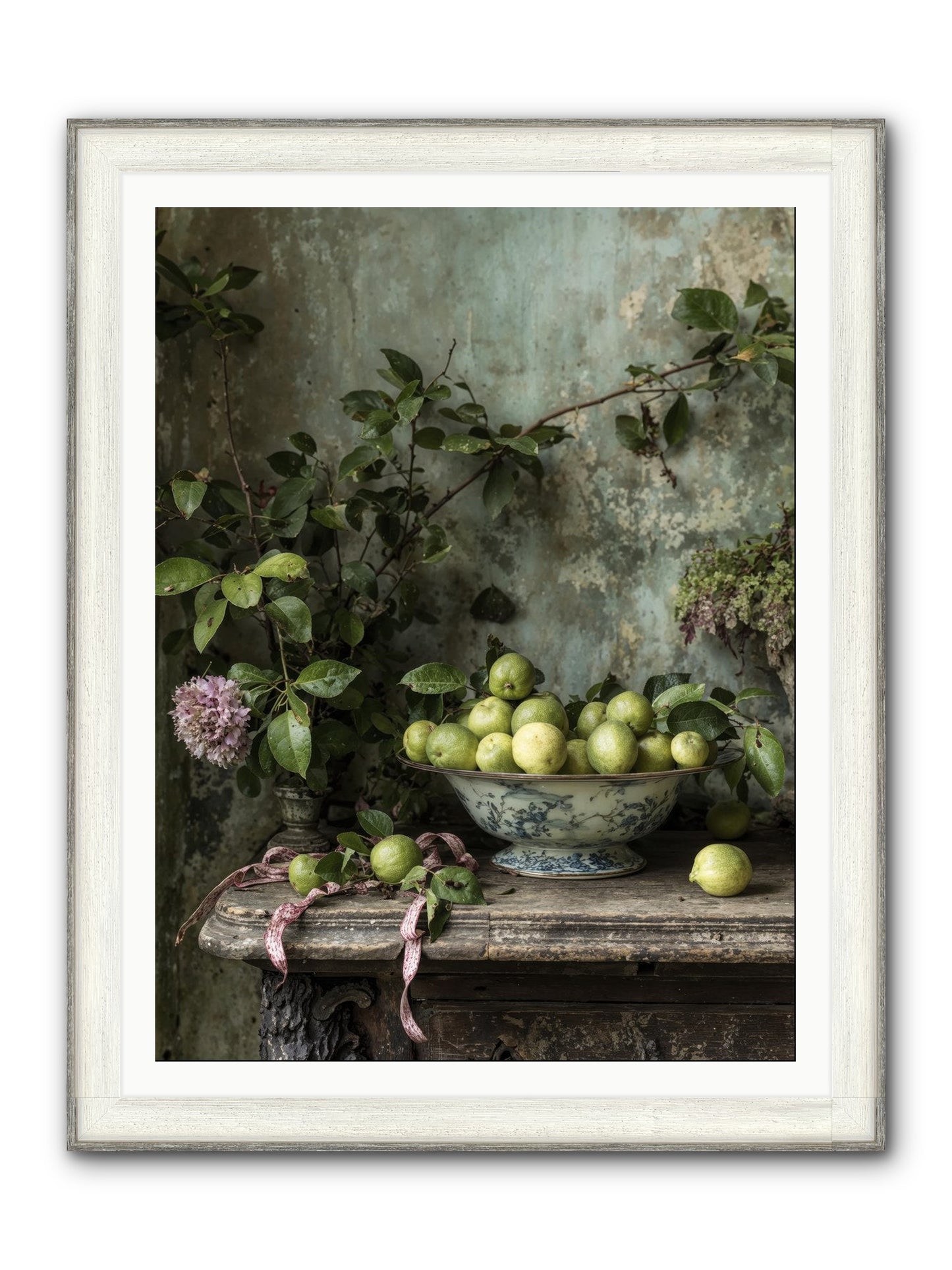 Plein Air Framed Print - Driftwood White 36x48