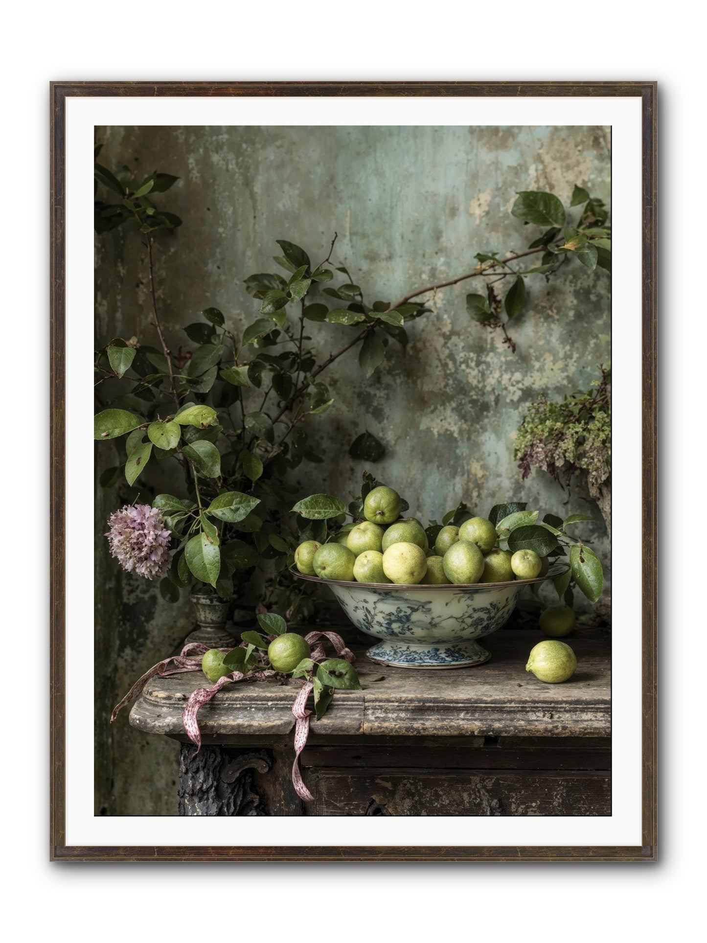 Plein Air Framed Print - Slimwoods Black/Gold 36x48