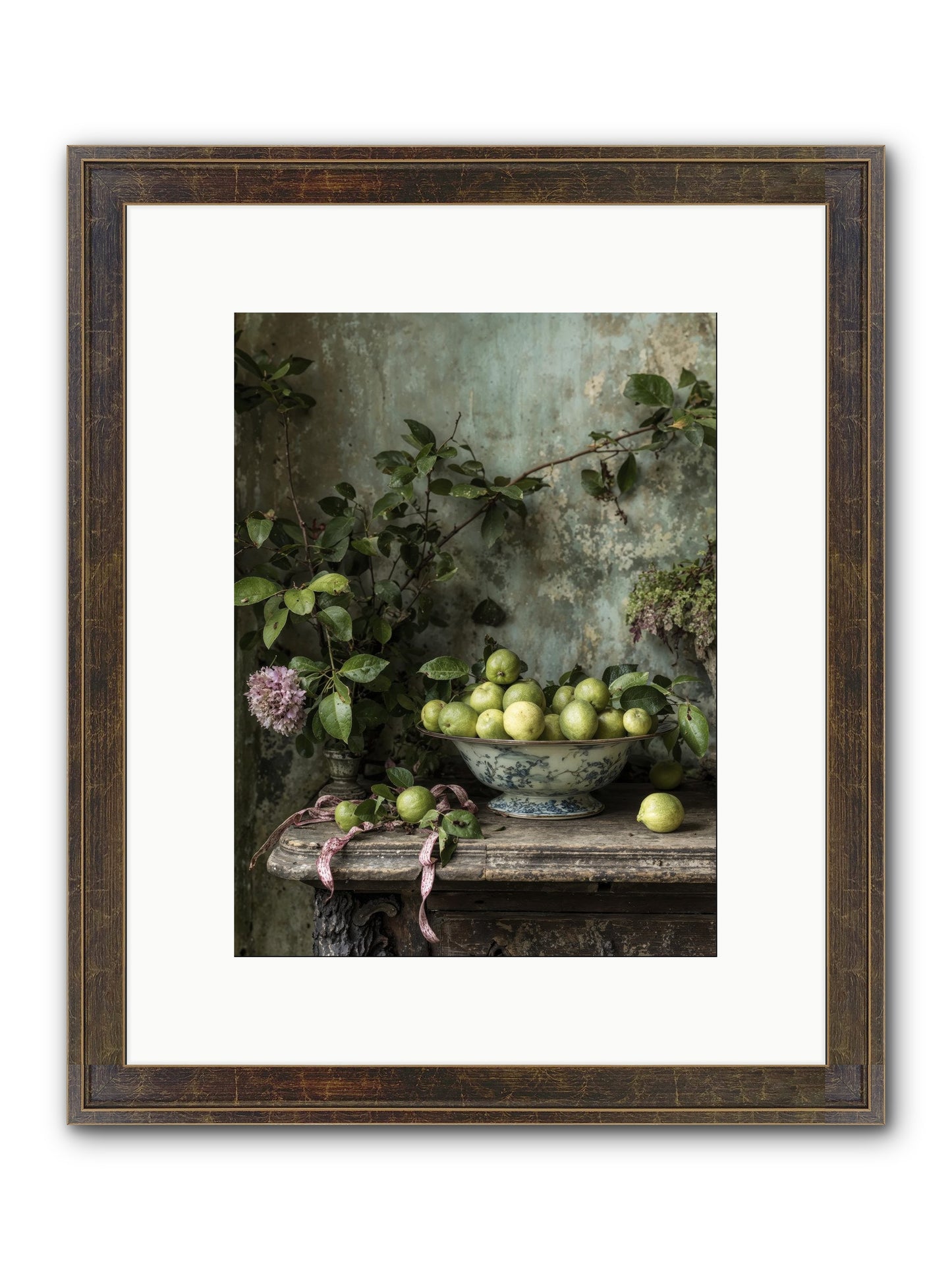 Plein Air Framed Print - Slimwoods Black/Gold 9x12
