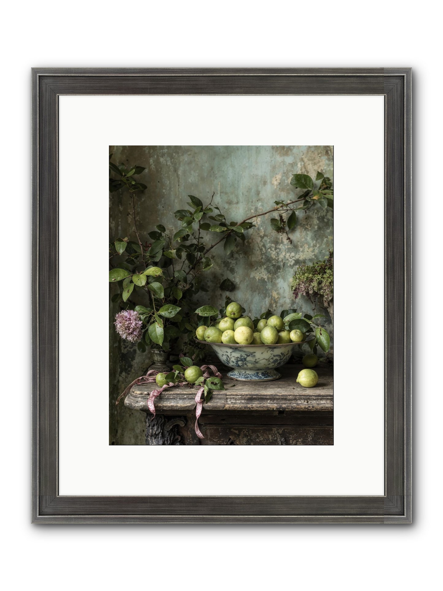 Plein Air Framed Print - Slimwoods Black/Silver 9x12