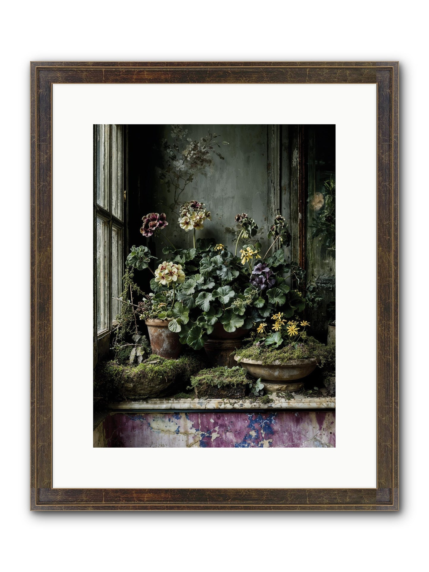 Plenty Becomes Poetry Framed Print - Slimwoods Black/Gold 12x16