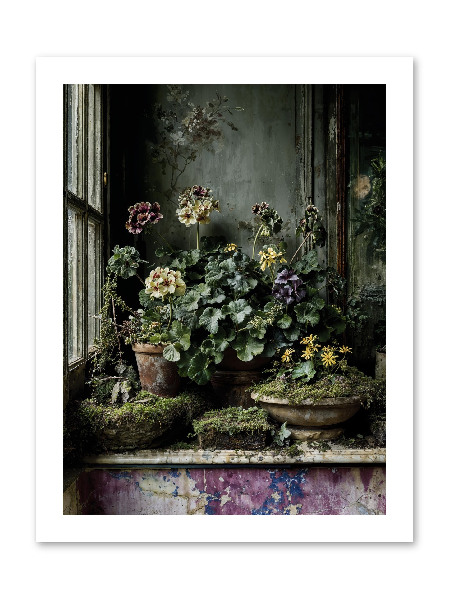 plenty becomes poetry -- Paper Print 12x16