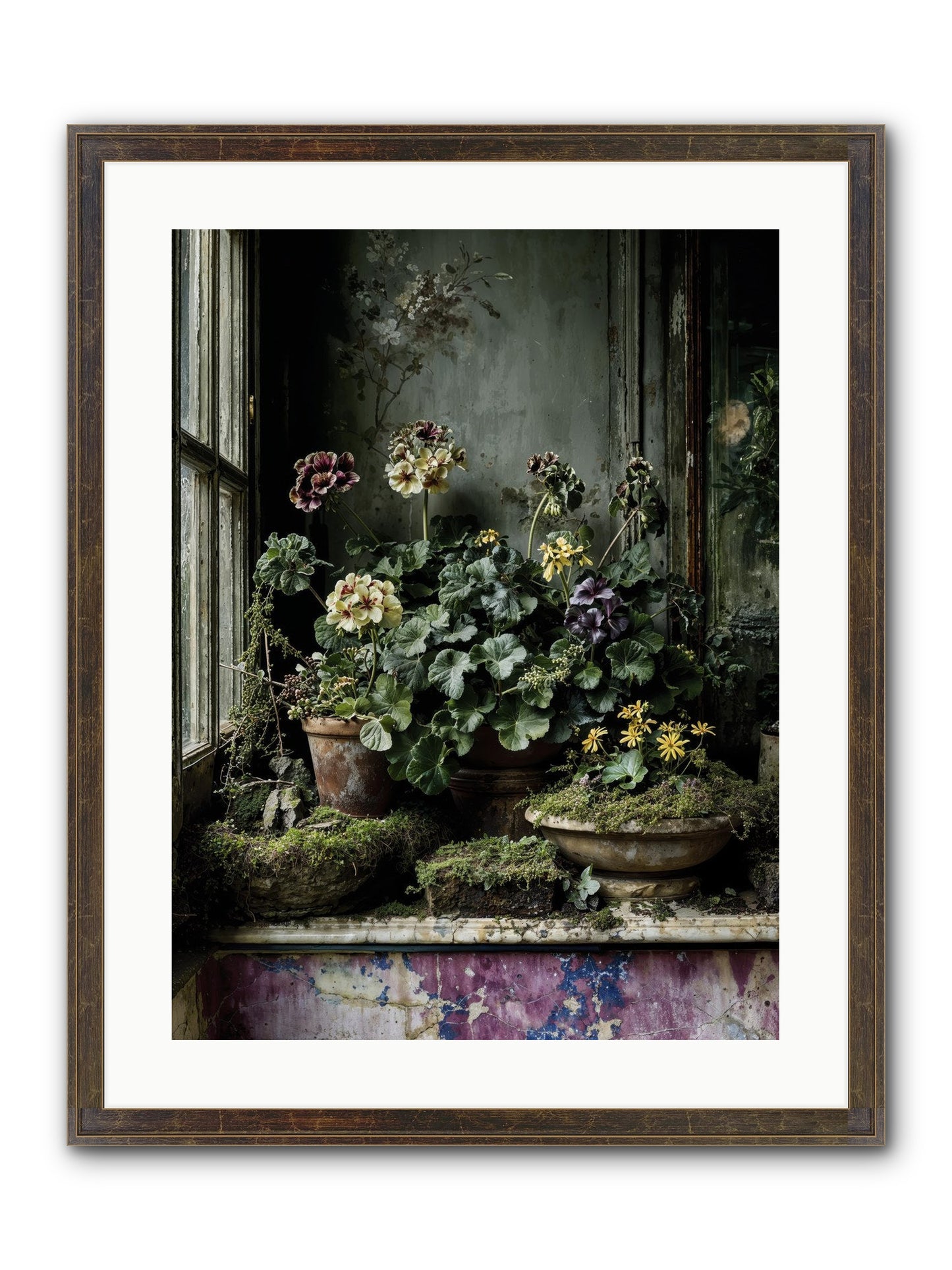 Plenty Becomes Poetry Framed Print - Slimwoods Black/Gold 18x24