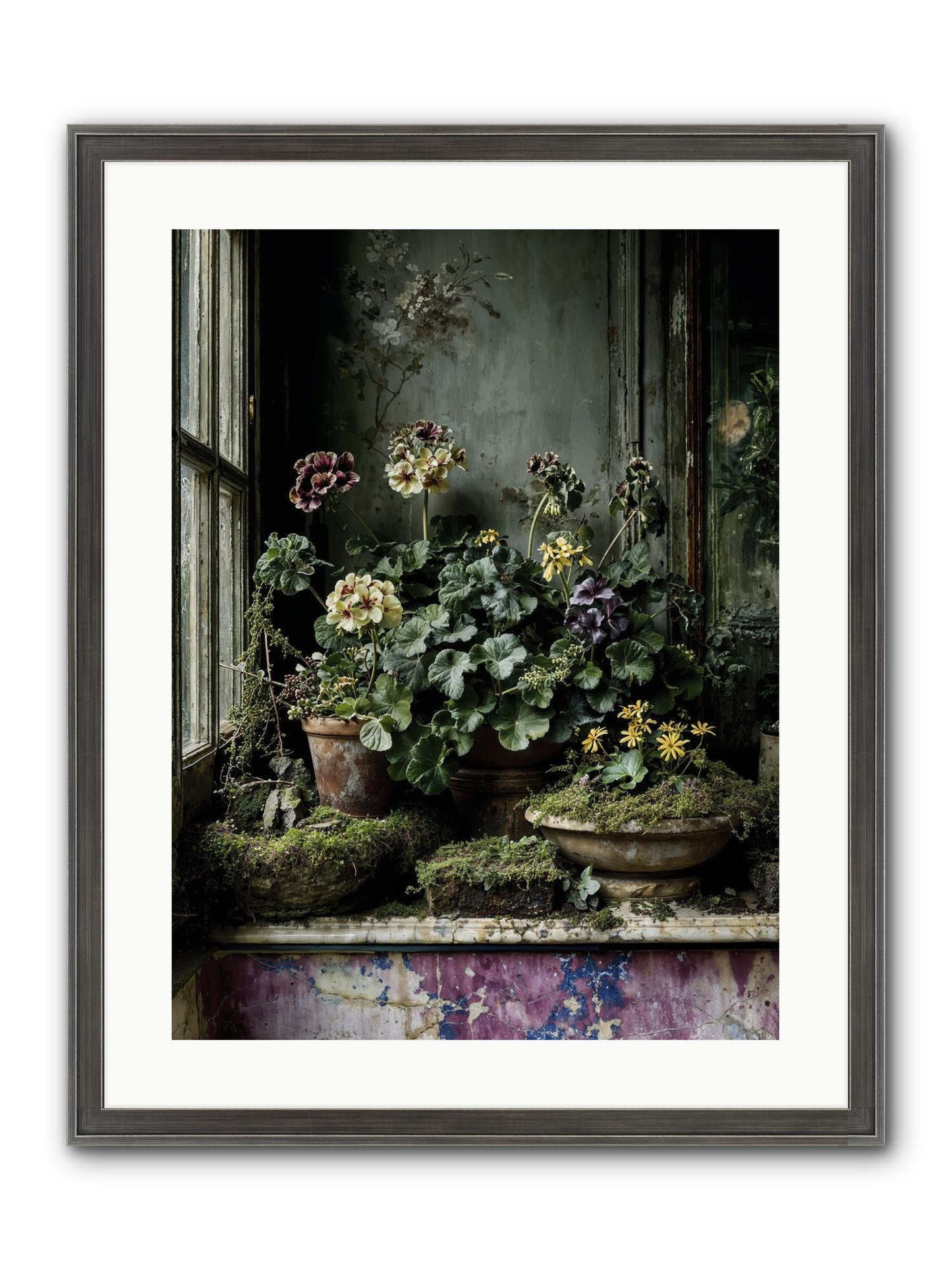 Plenty Becomes Poetry Framed Print - Slimwoods Black/Silver 18x24