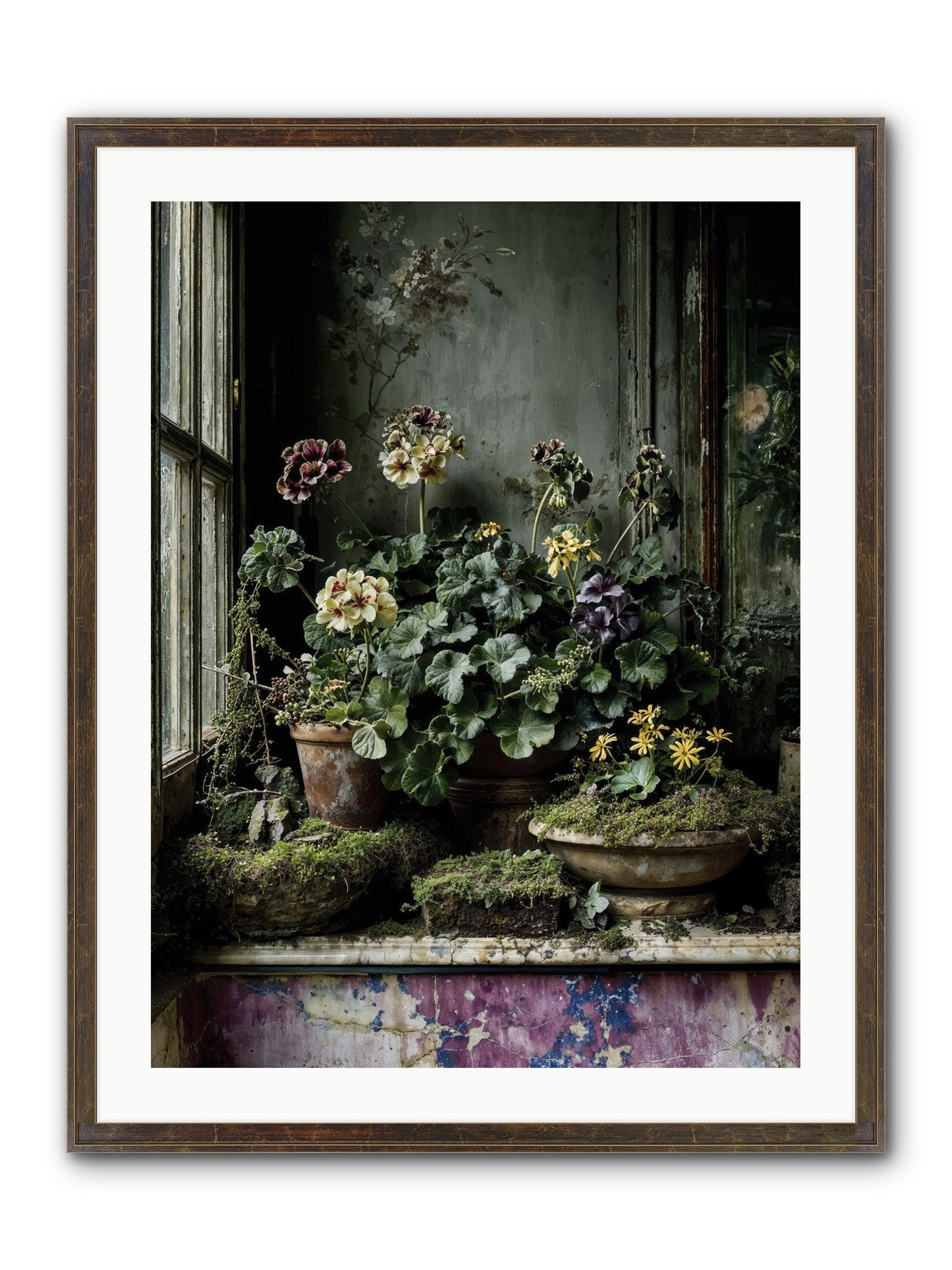 Plenty Becomes Poetry Framed Print - Slimwoods Black/Gold 24x32