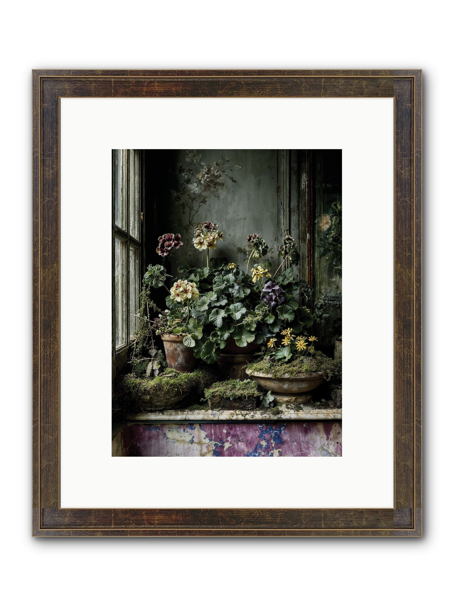 Plenty Becomes Poetry Framed Print - Slimwoods Black/Gold 9x12