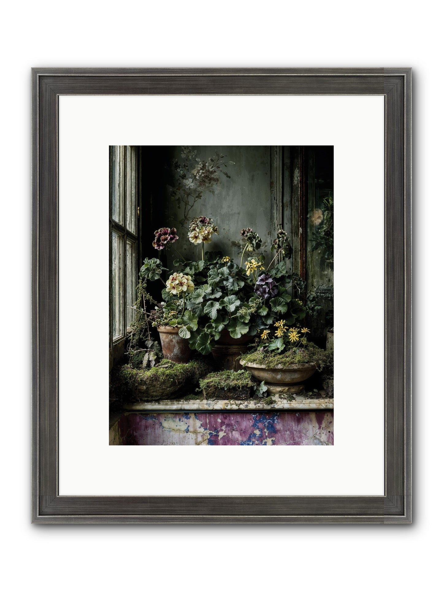Plenty Becomes Poetry Framed Print - Slimwoods Black/Silver 9x12