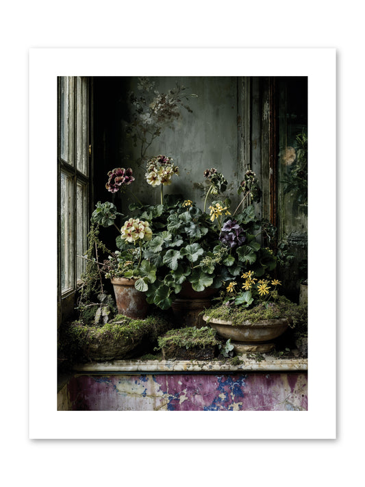 plenty becomes poetry -- Paper Print 9x12
