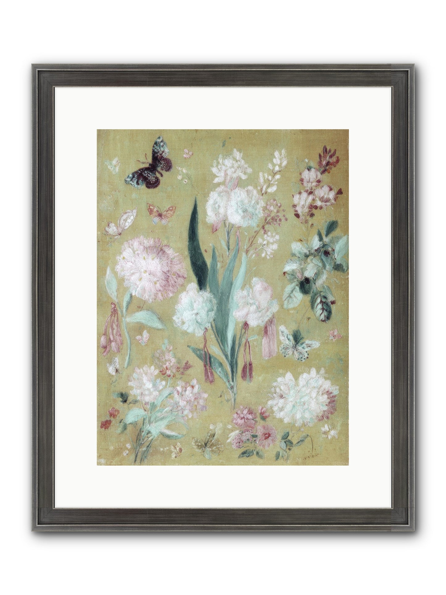 Plumfield Correspondence Framed Print - Slimwoods Black/Silver 12x16