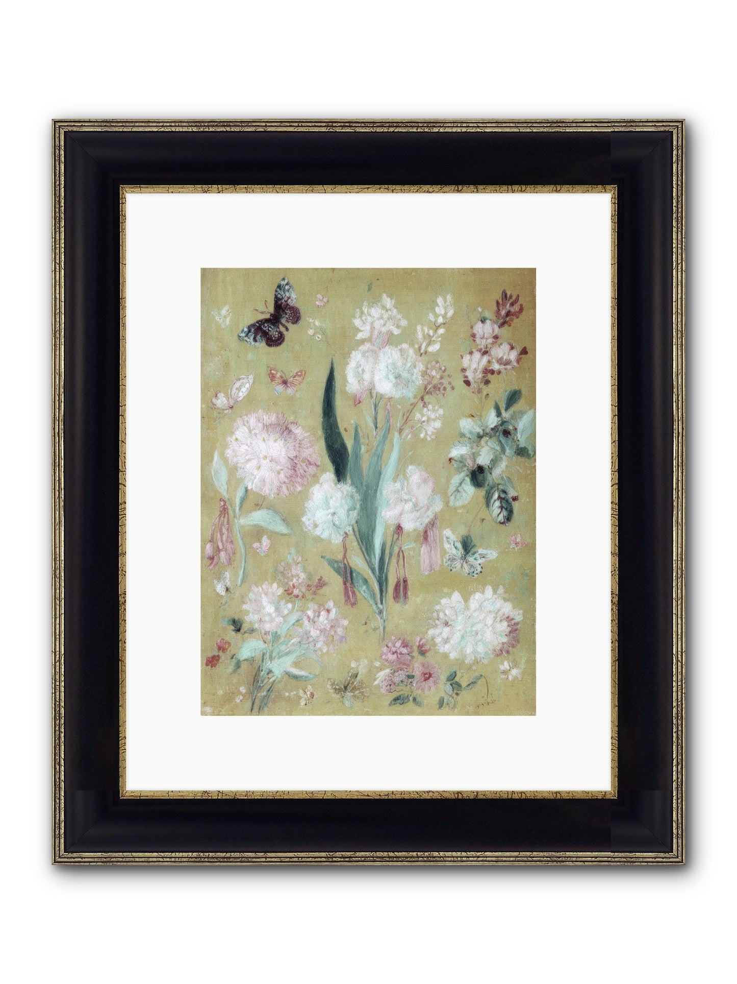 Plumfield Correspondence Framed Print - Black & Gold 9x12