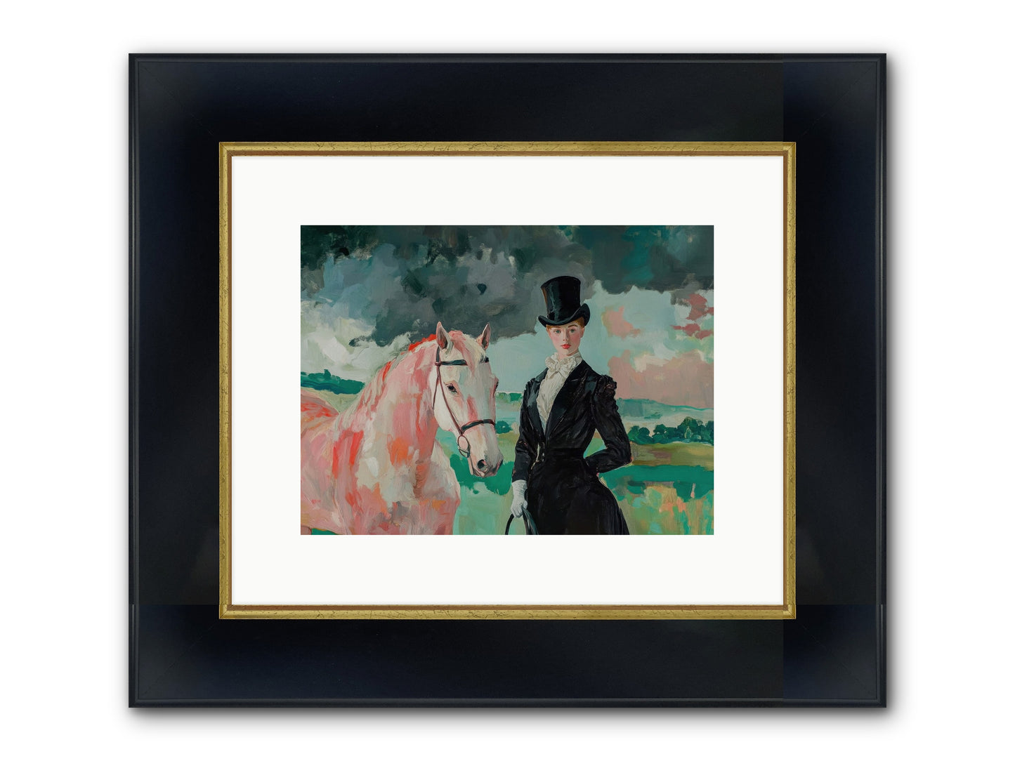Pocket Full Of Stars Framed Print - Wide Black w/Gold 12x9