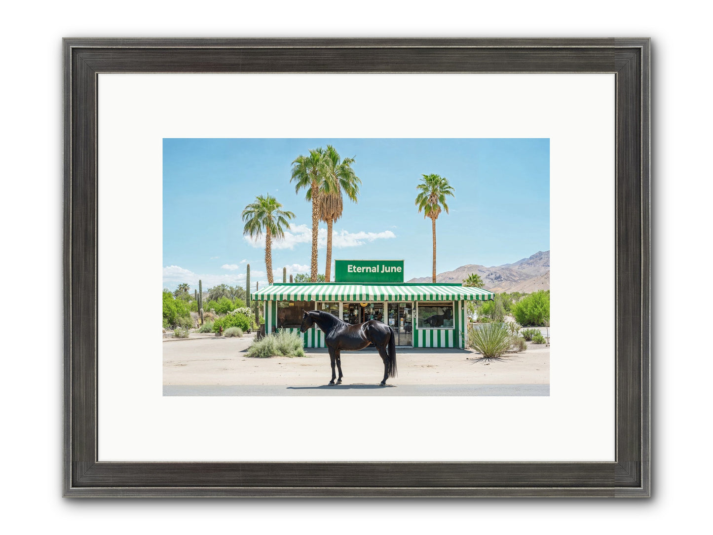 Polaroids Of Yesterday Framed Print - Slimwoods Black/Silver 12x8