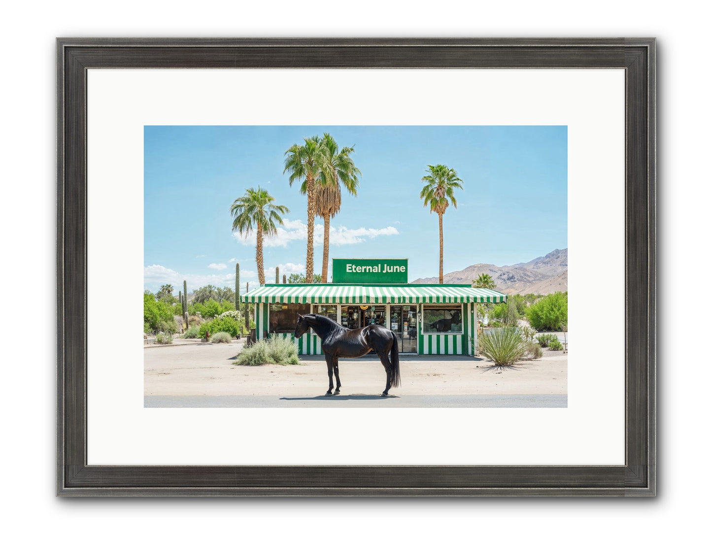Polaroids Of Yesterday Framed Print - Slimwoods Black/Silver 15x10