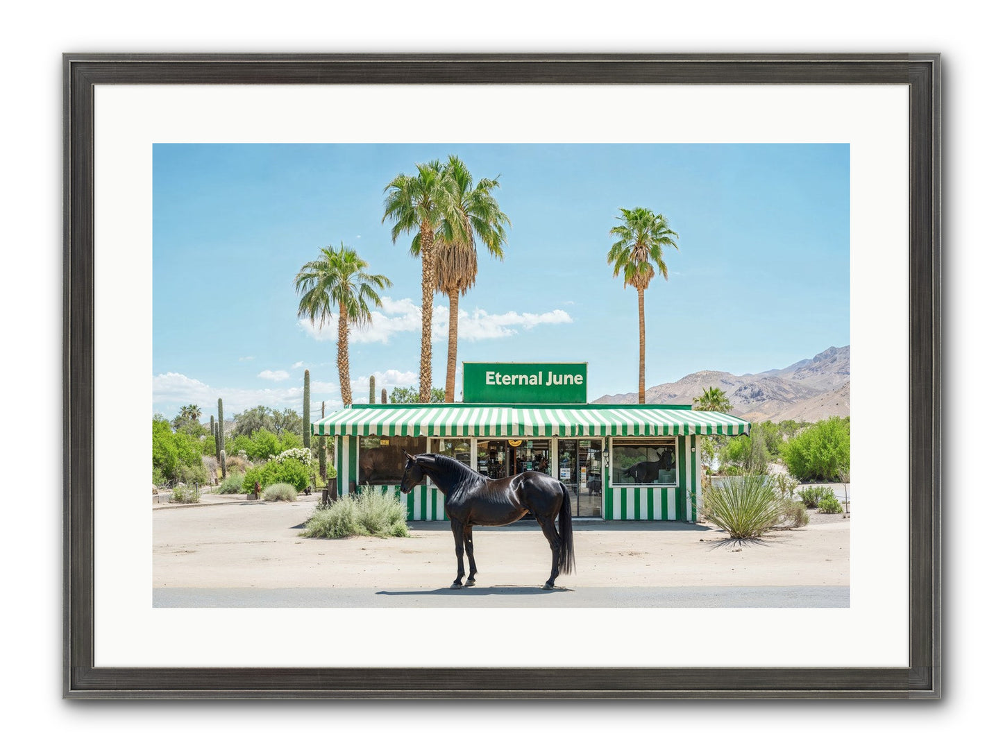 Polaroids Of Yesterday Framed Print - Slimwoods Black/Silver 24x16