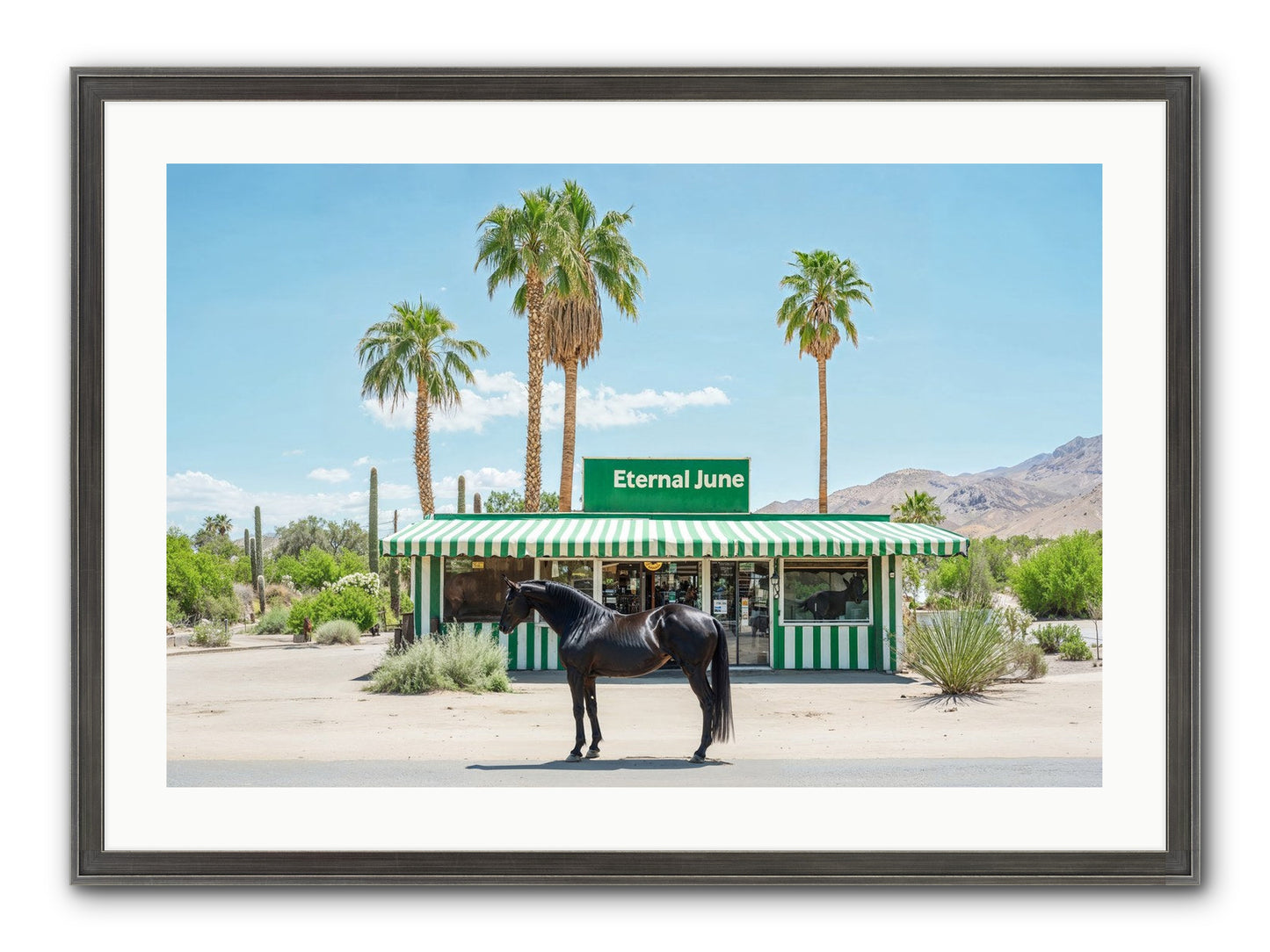 Polaroids Of Yesterday Framed Print - Slimwoods Black/Silver 30x20