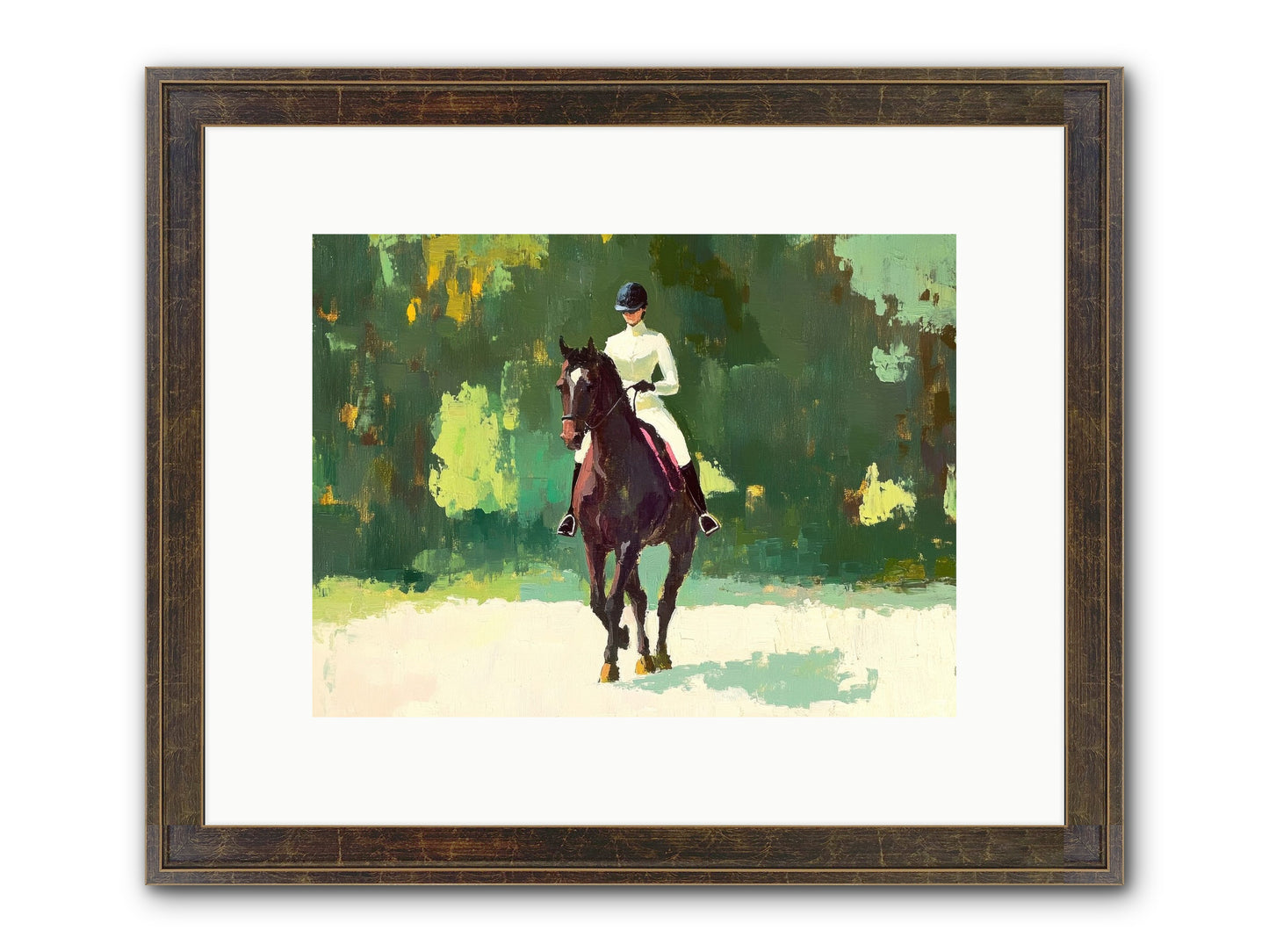 Polished Rhythm Framed Print - Slimwoods Black/Gold 12x9