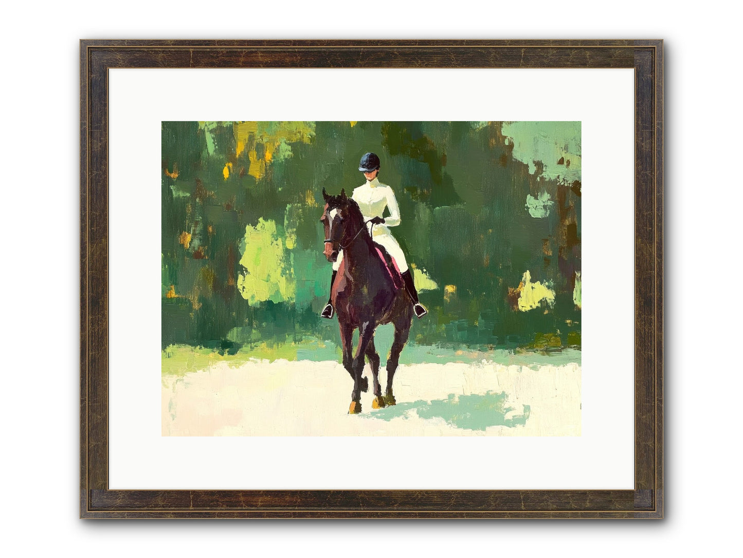 Polished Rhythm Framed Print - Slimwoods Black/Gold 16x12