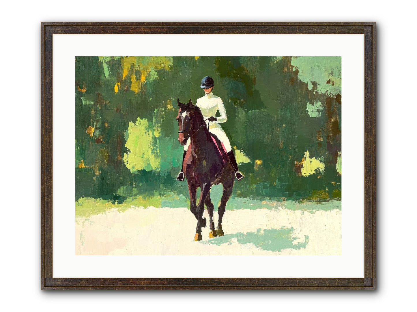 Polished Rhythm Framed Print - Slimwoods Black/Gold 24x18