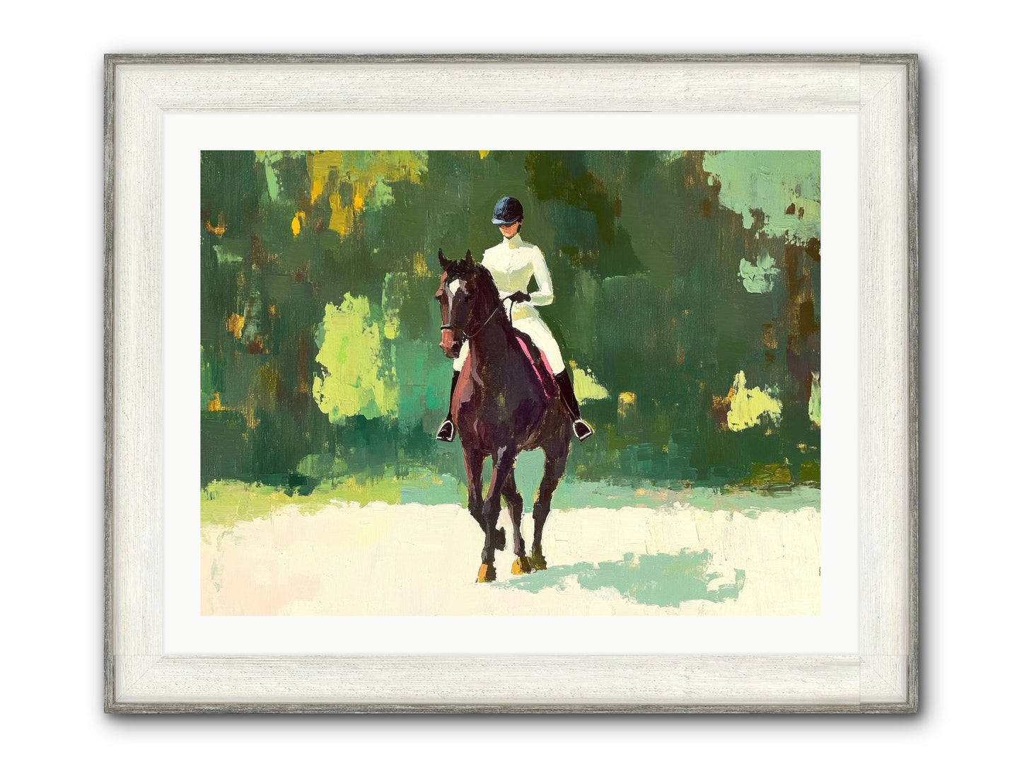 Polished Rhythm Framed Print - Driftwood White 32x24