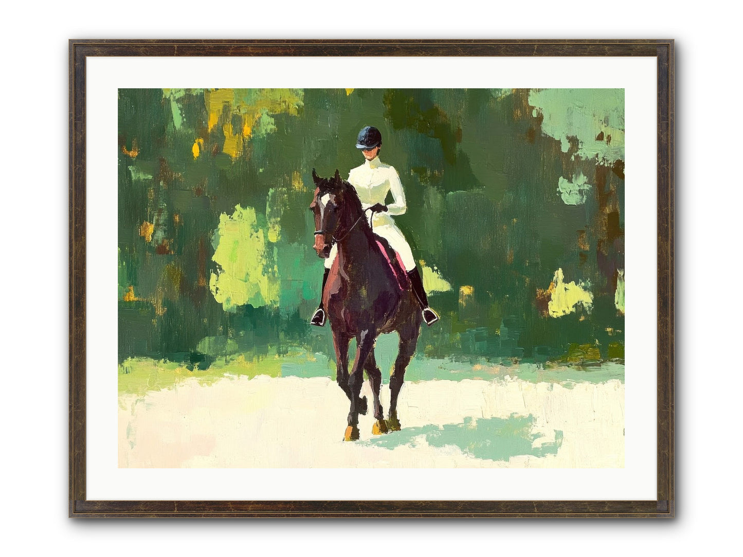 Polished Rhythm Framed Print - Slimwoods Black/Gold 32x24