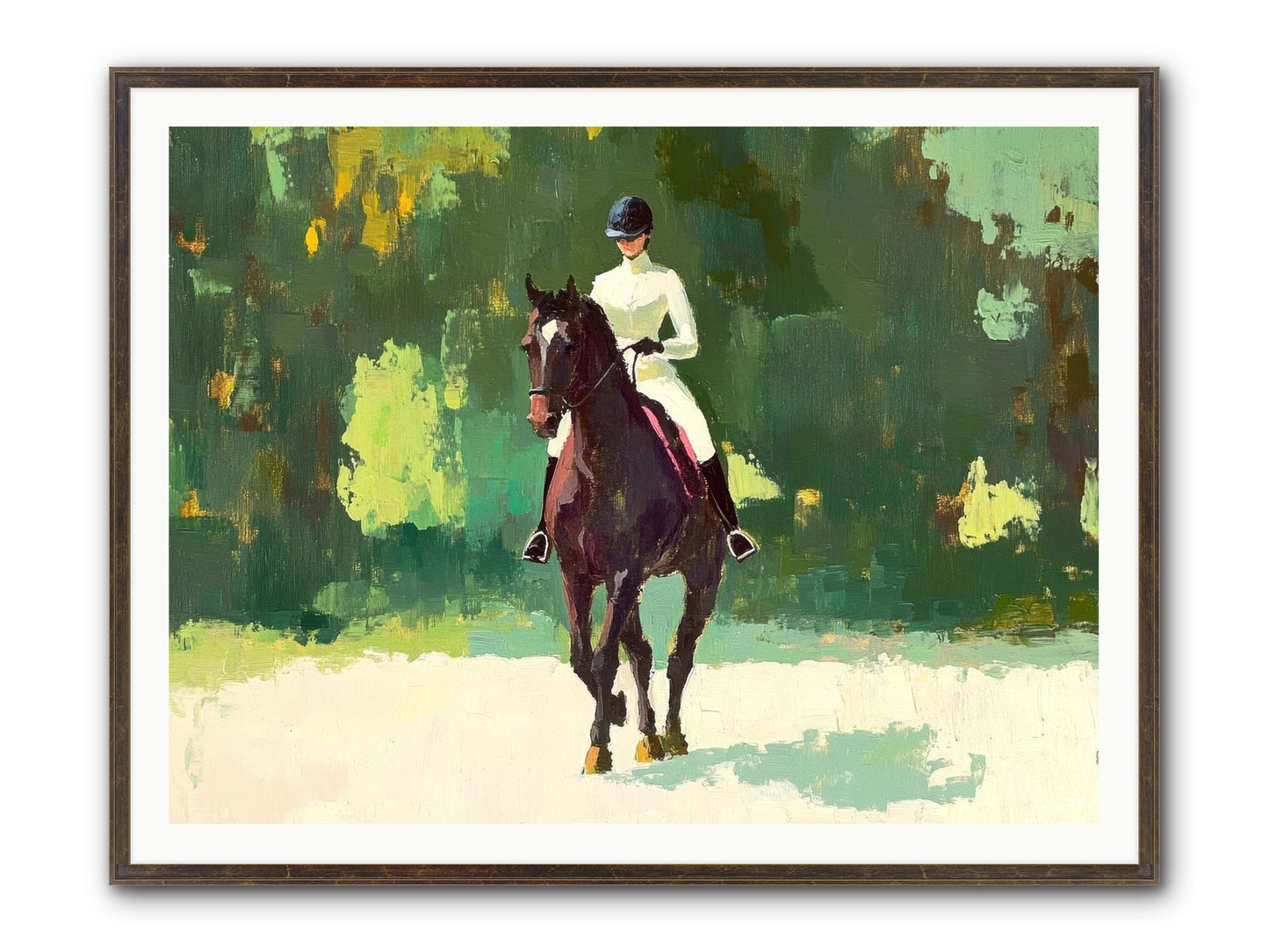 Polished Rhythm Framed Print - Slimwoods Black/Gold 48x36
