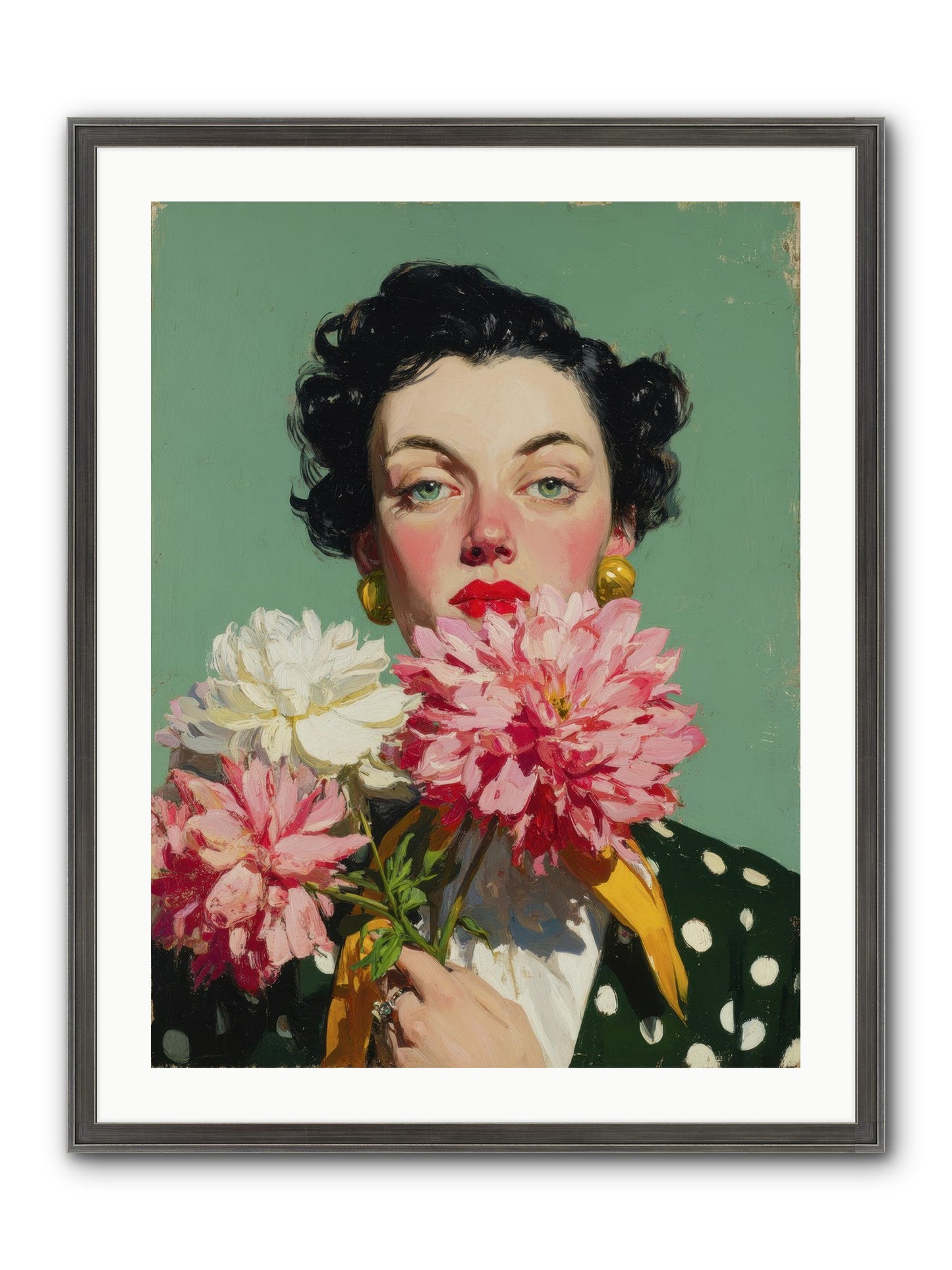 Polite Mischief & Co. Framed Print - Slimwoods Black/Silver 24x32