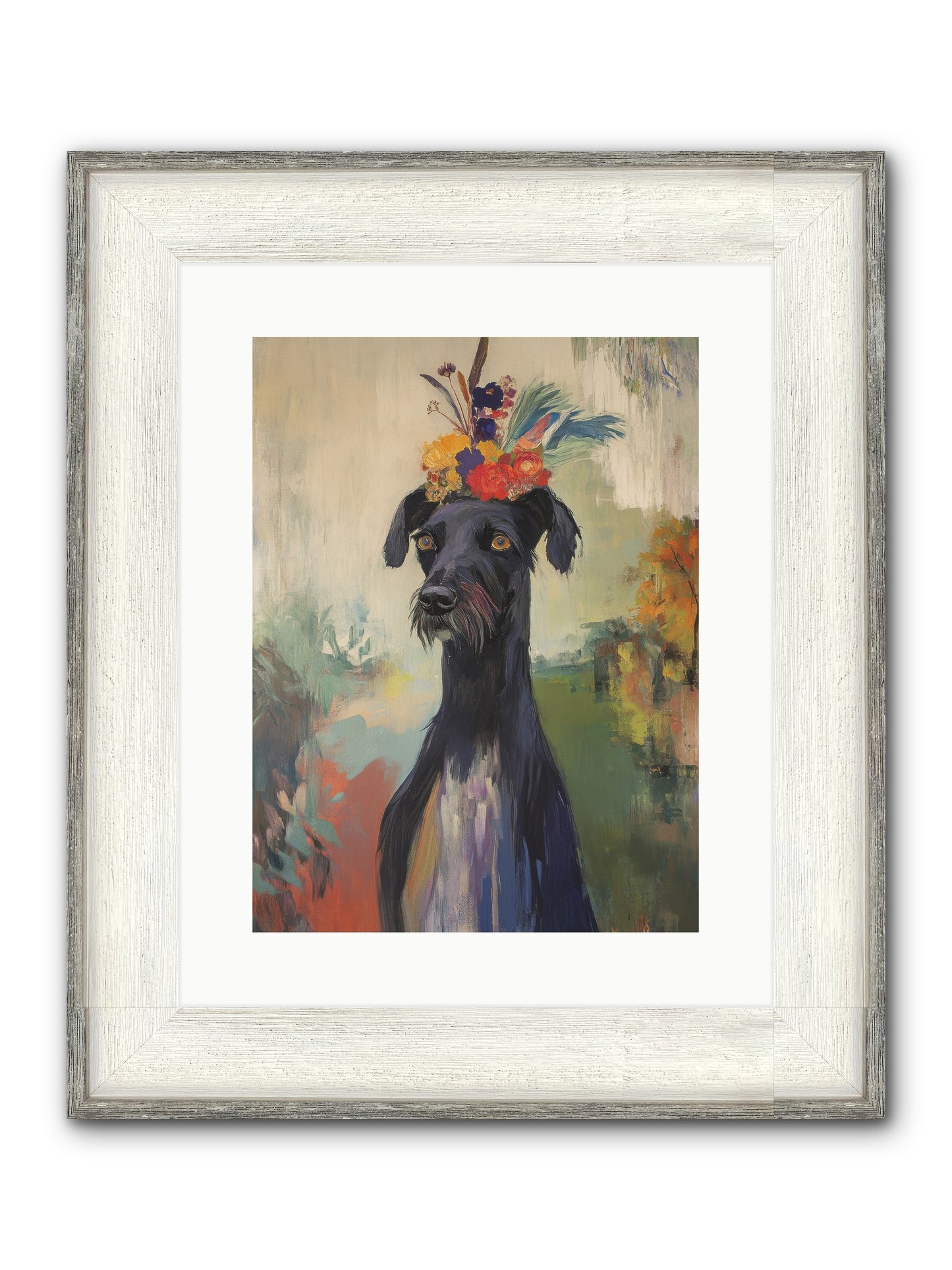 Poppet Framed Print - Driftwood White 12x16