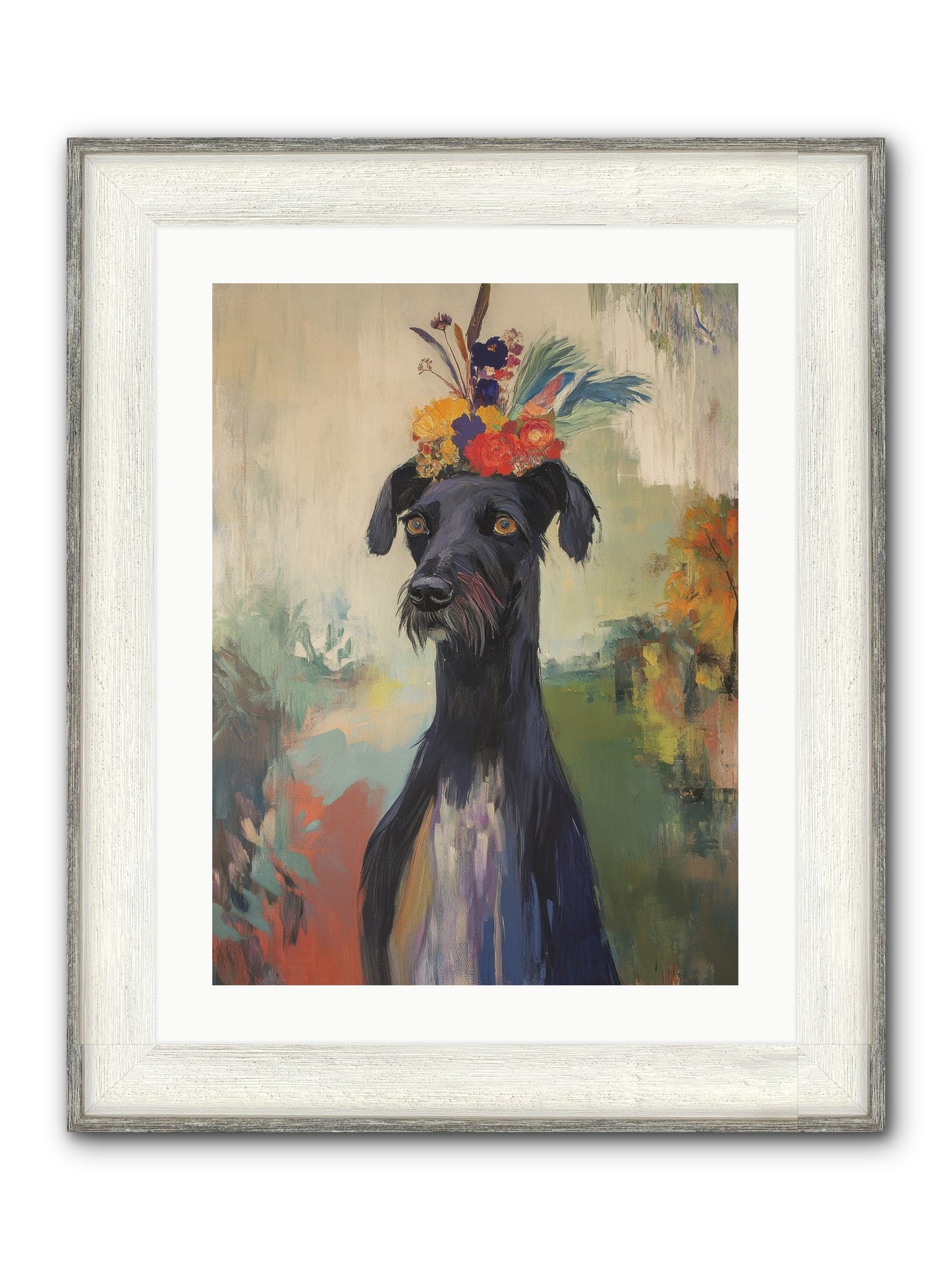 Poppet Framed Print - Driftwood White 18x24