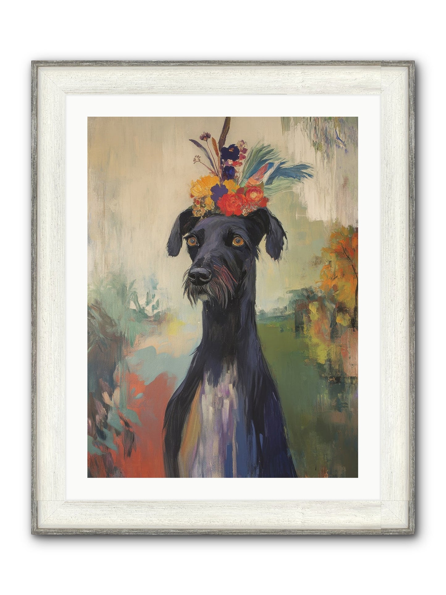 Poppet Framed Print - Driftwood White 24x32