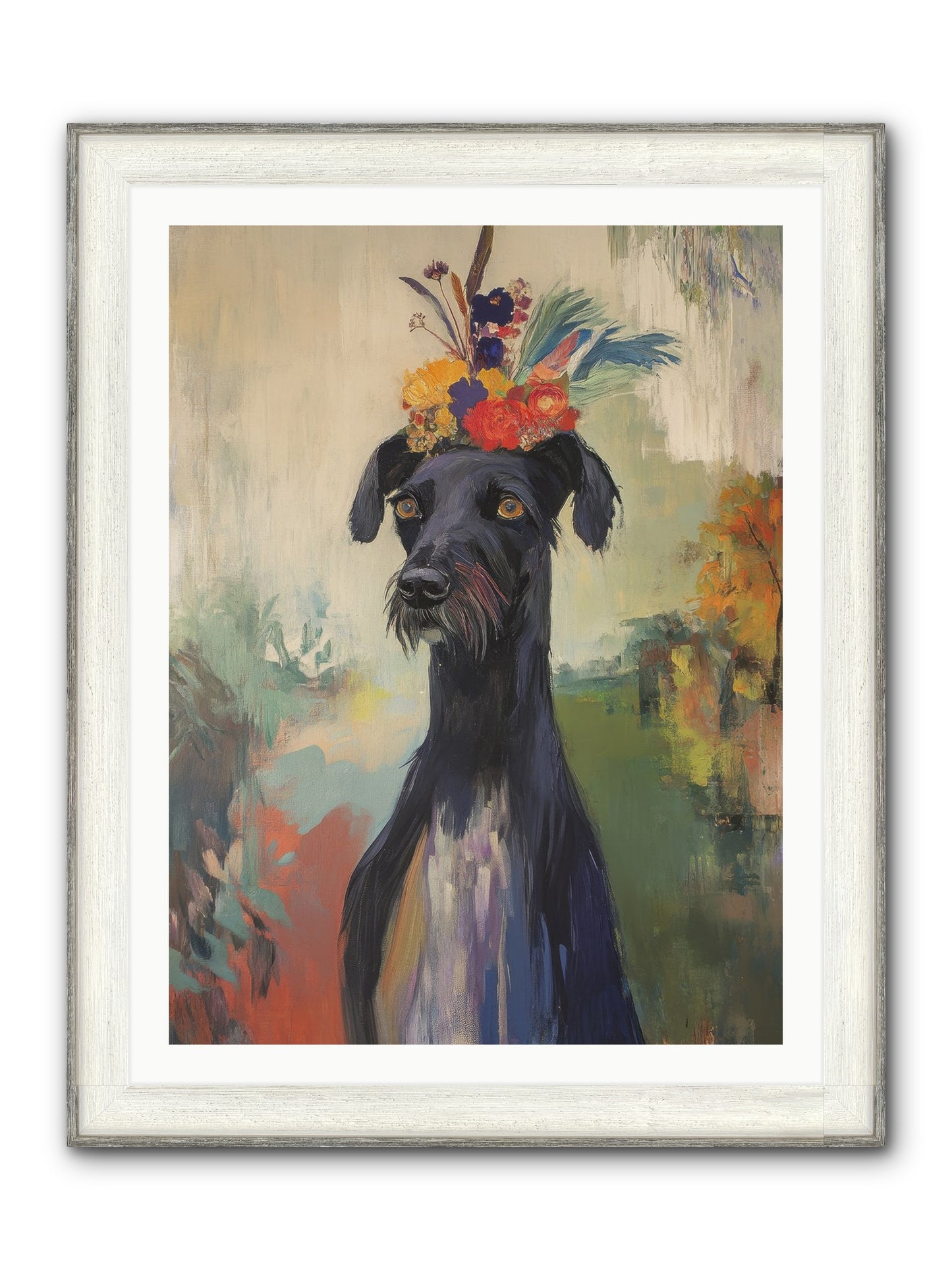 Poppet Framed Print - Driftwood White 30x40