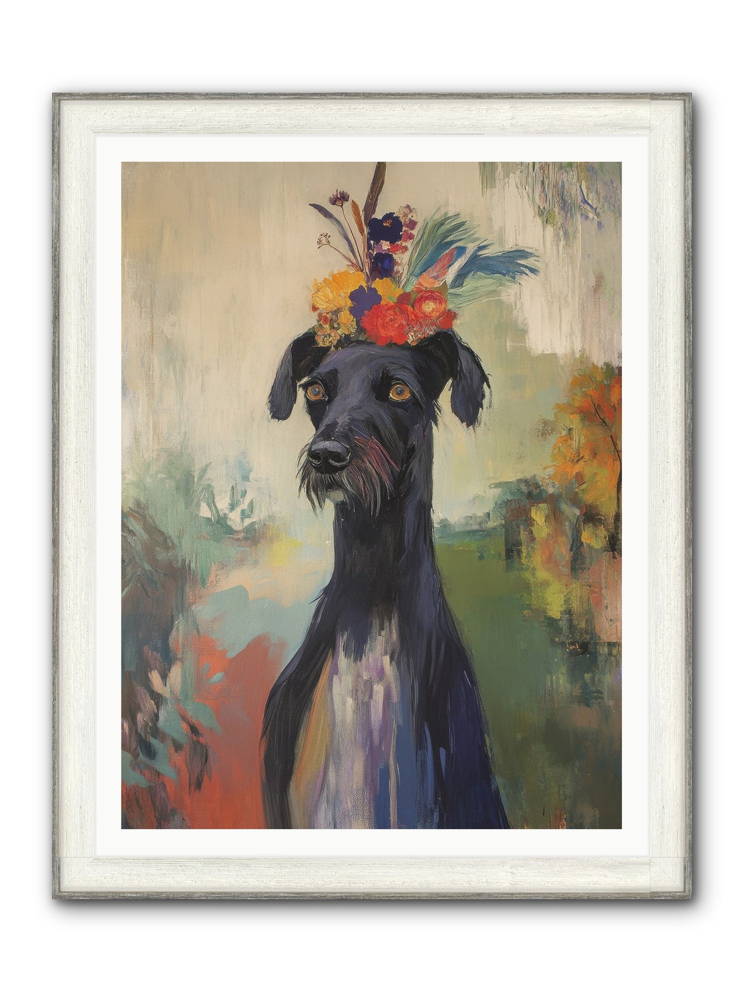 Poppet Framed Print - Driftwood White 36x48