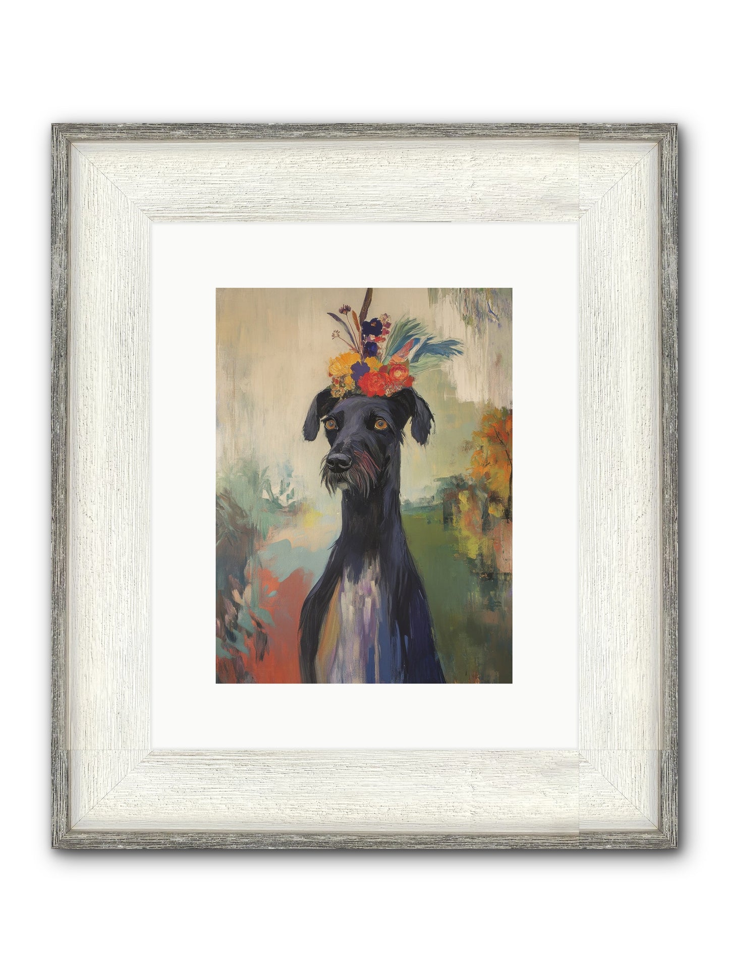 Poppet Framed Print - Driftwood White 9x12