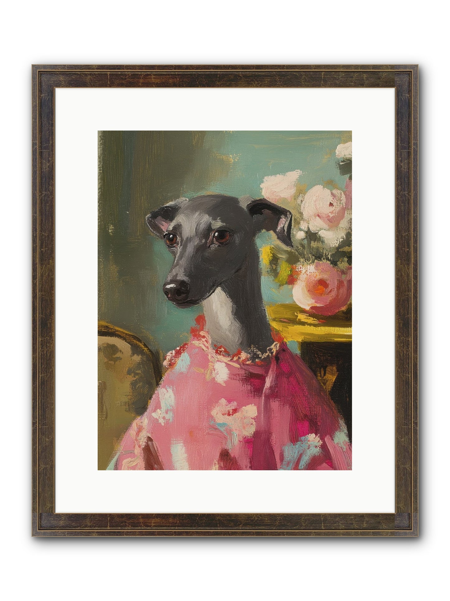 Poppy Wells Framed Print - Slimwoods Black/Gold 12x16